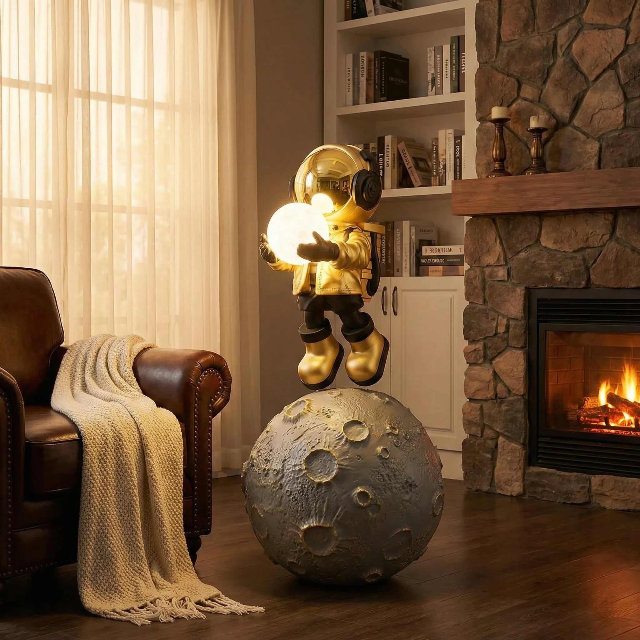 Diver Astronaut Floor Lamp