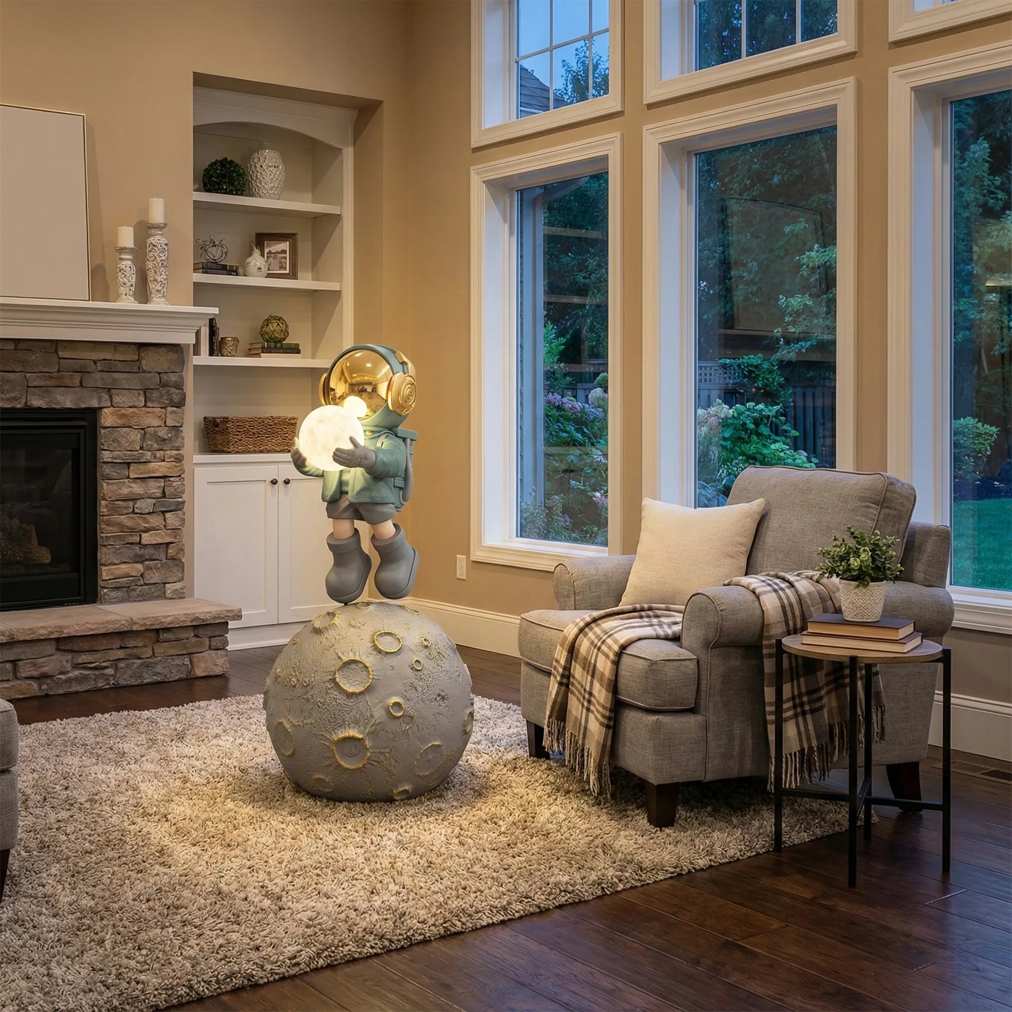 Diver Astronaut Floor Lamp