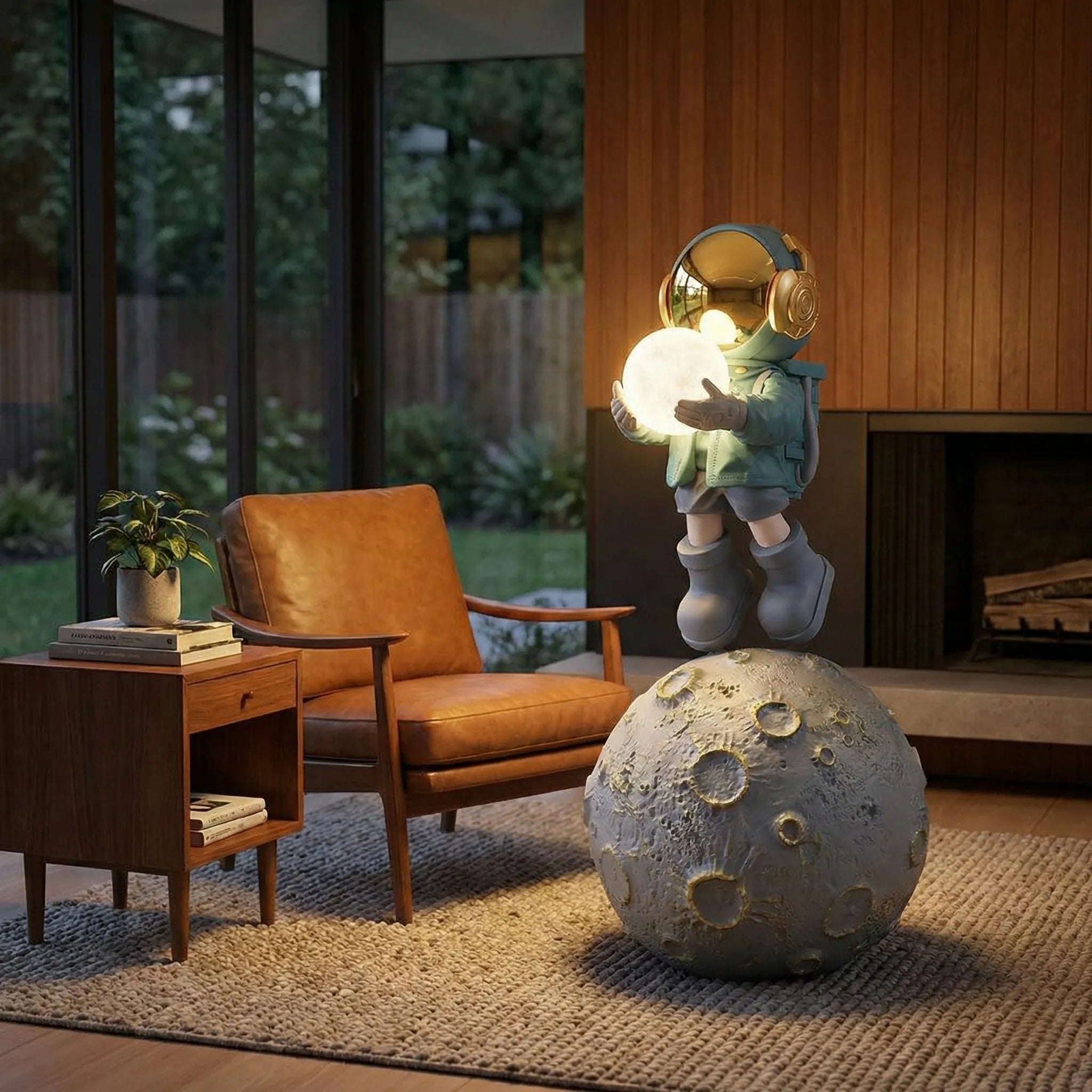 Diver Astronaut Floor Lamp