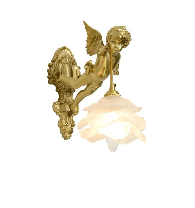 Flying Angel Brass Wall Light - Auraolight