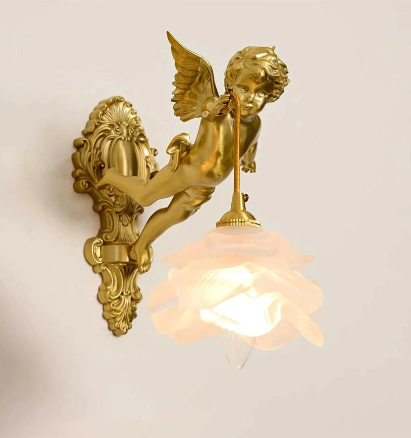 Flying Angel Brass Wall Light - Auraolight