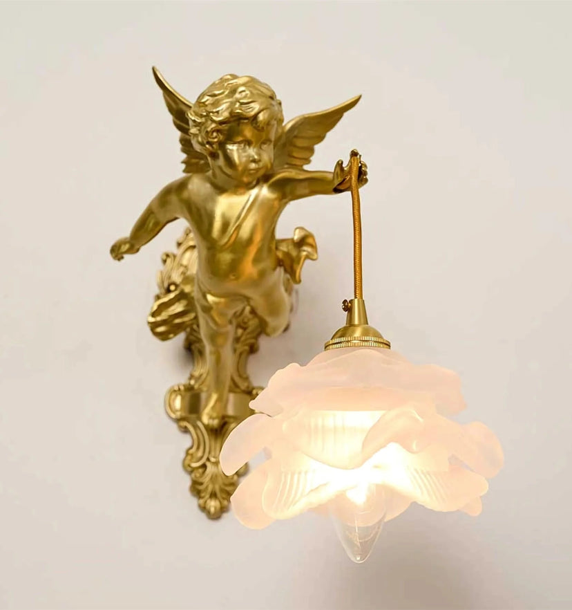 Flying Angel Brass Wall Light - Auraolight