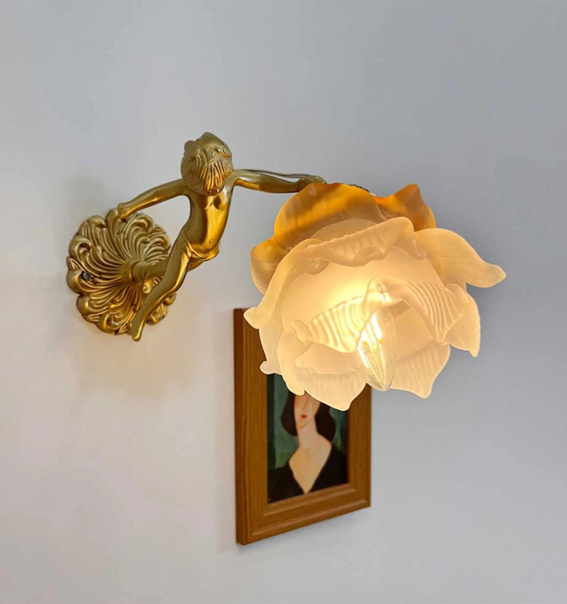 Flying Angel Brass Wall Light - Auraolight