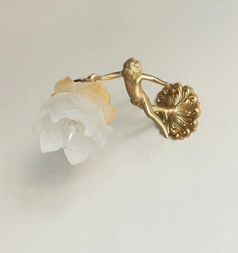 Flying Angel Brass Wall Light - Auraolight