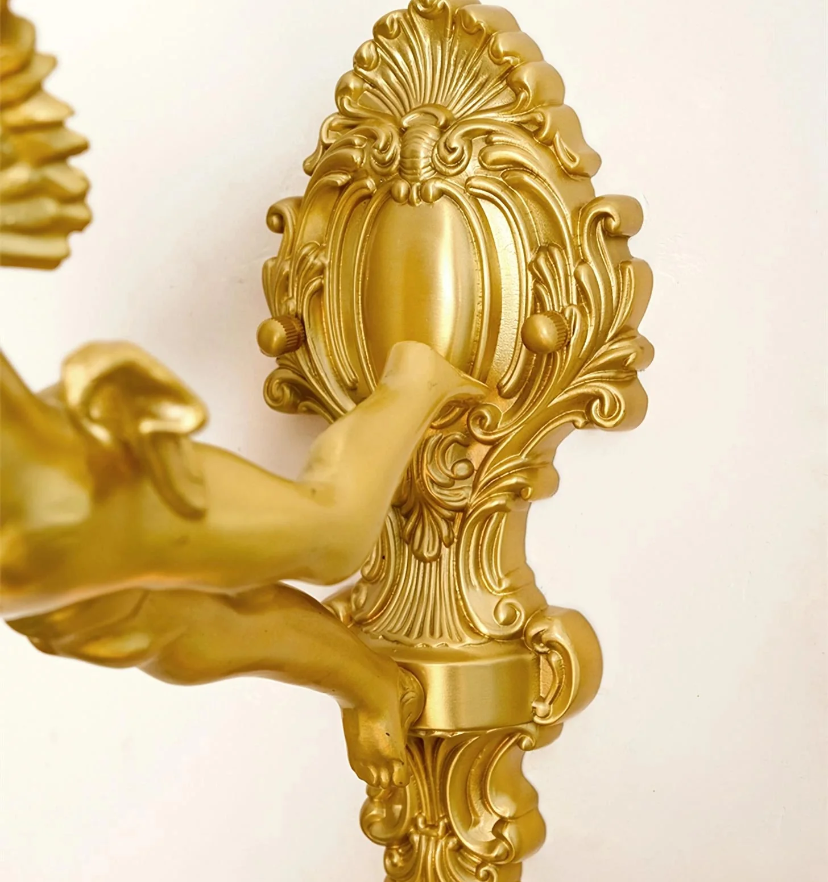 Flying Angel Brass Wall Light - Auraolight