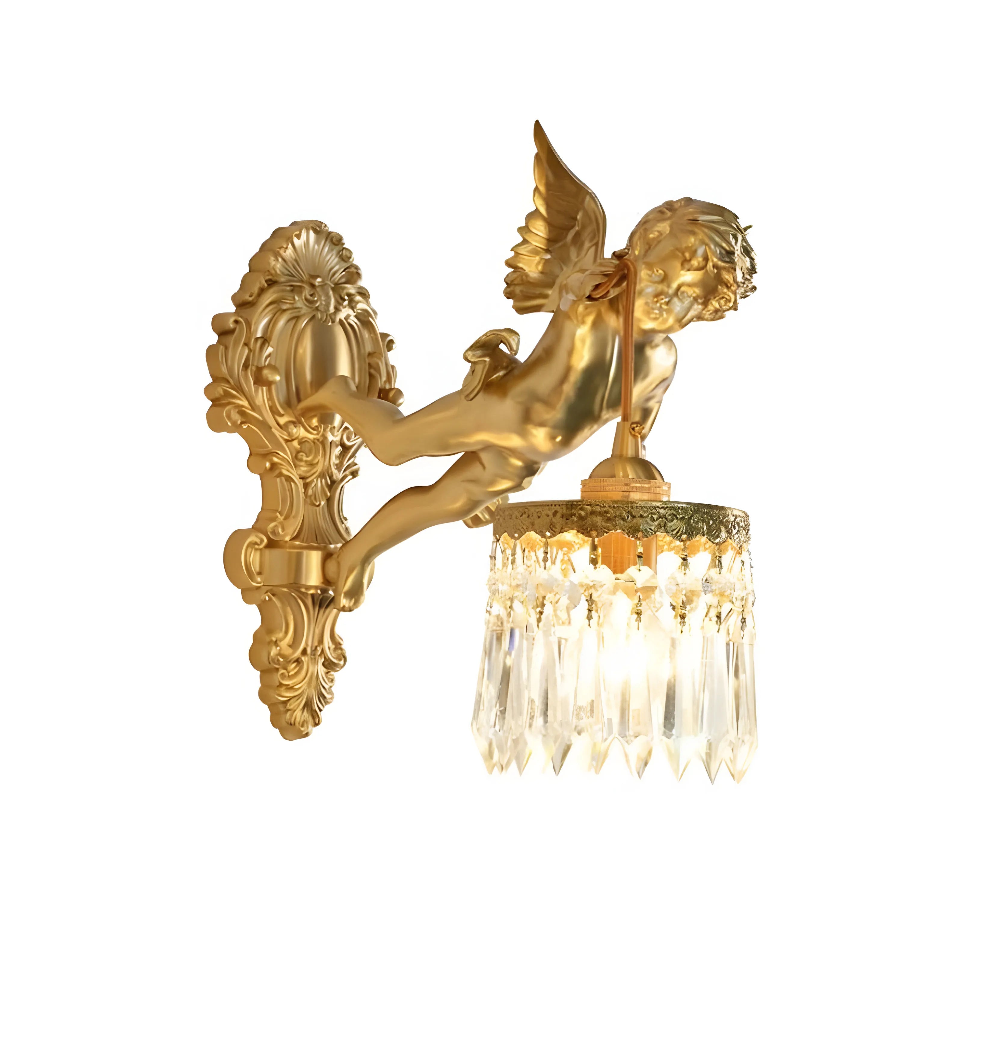 Flying Angel Brass Wall Light - Auraolight