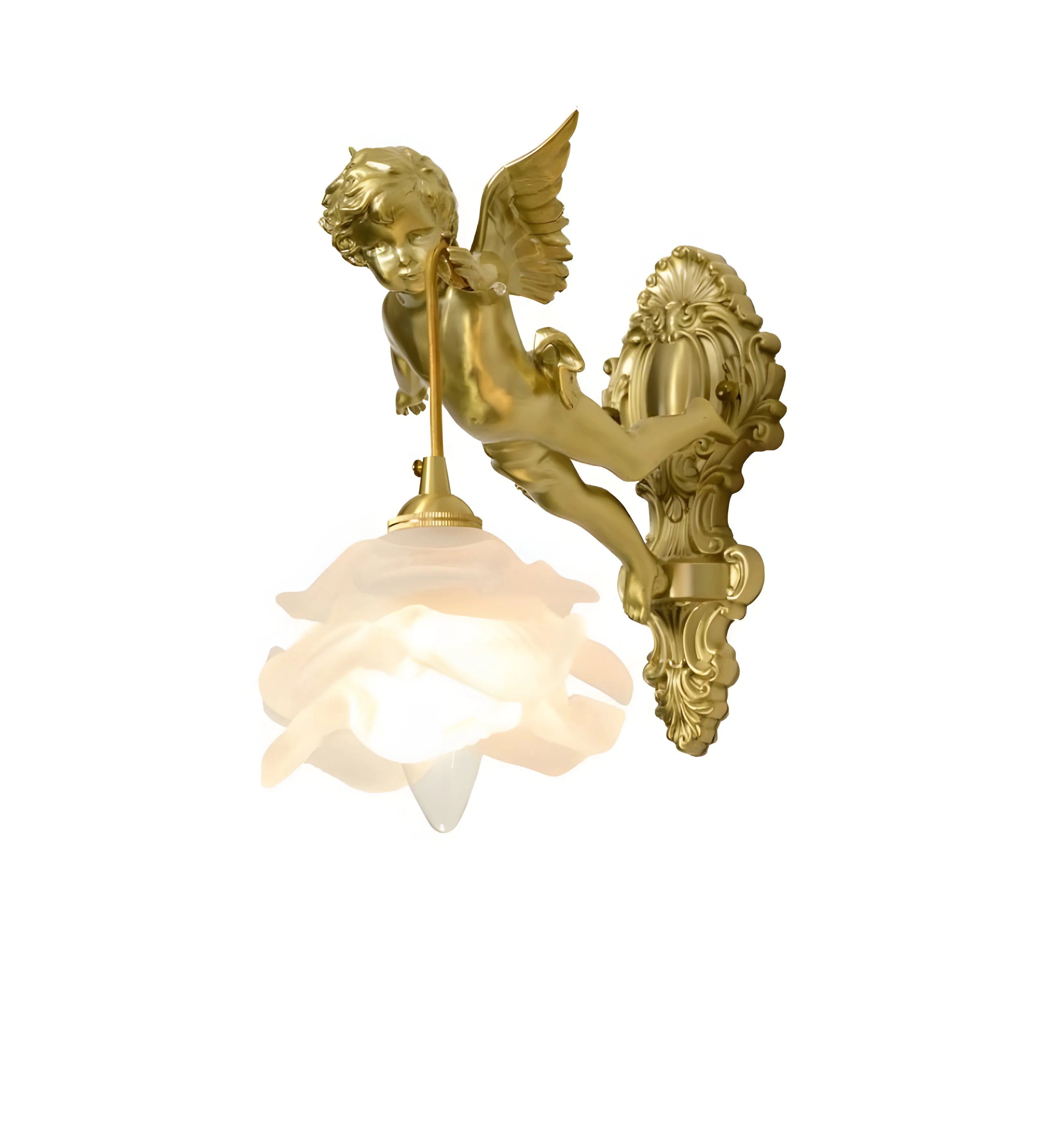 Flying Angel Brass Wall Light - Auraolight