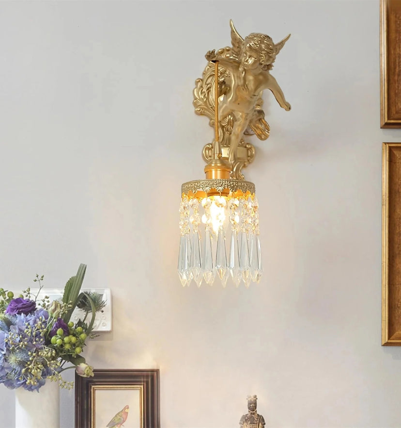 Flying Angel Brass Wall Light - Auraolight