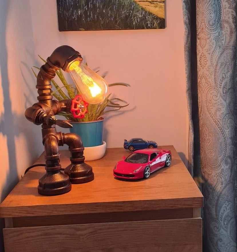 Robot Pipe Table Lamp - Auraolight