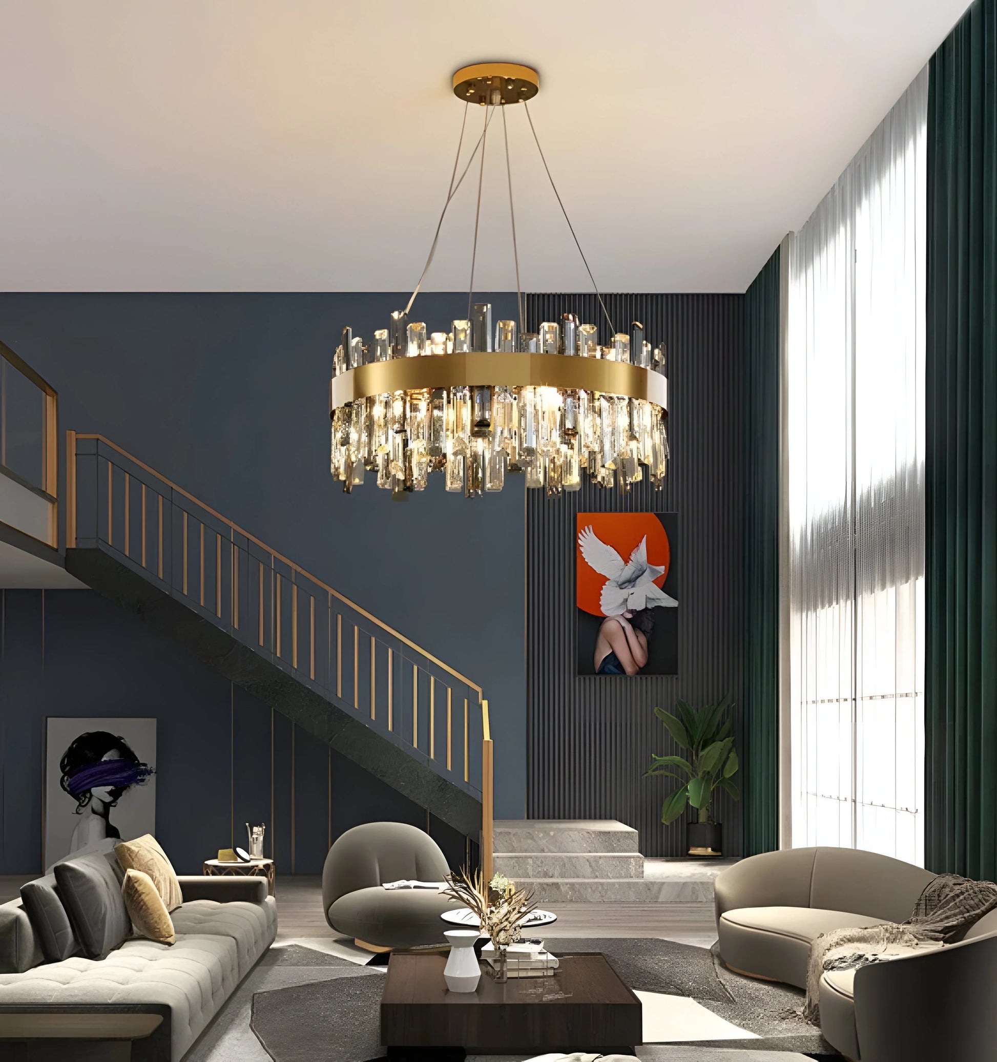 Kate Royal Crystal Chandelier - Auraolight