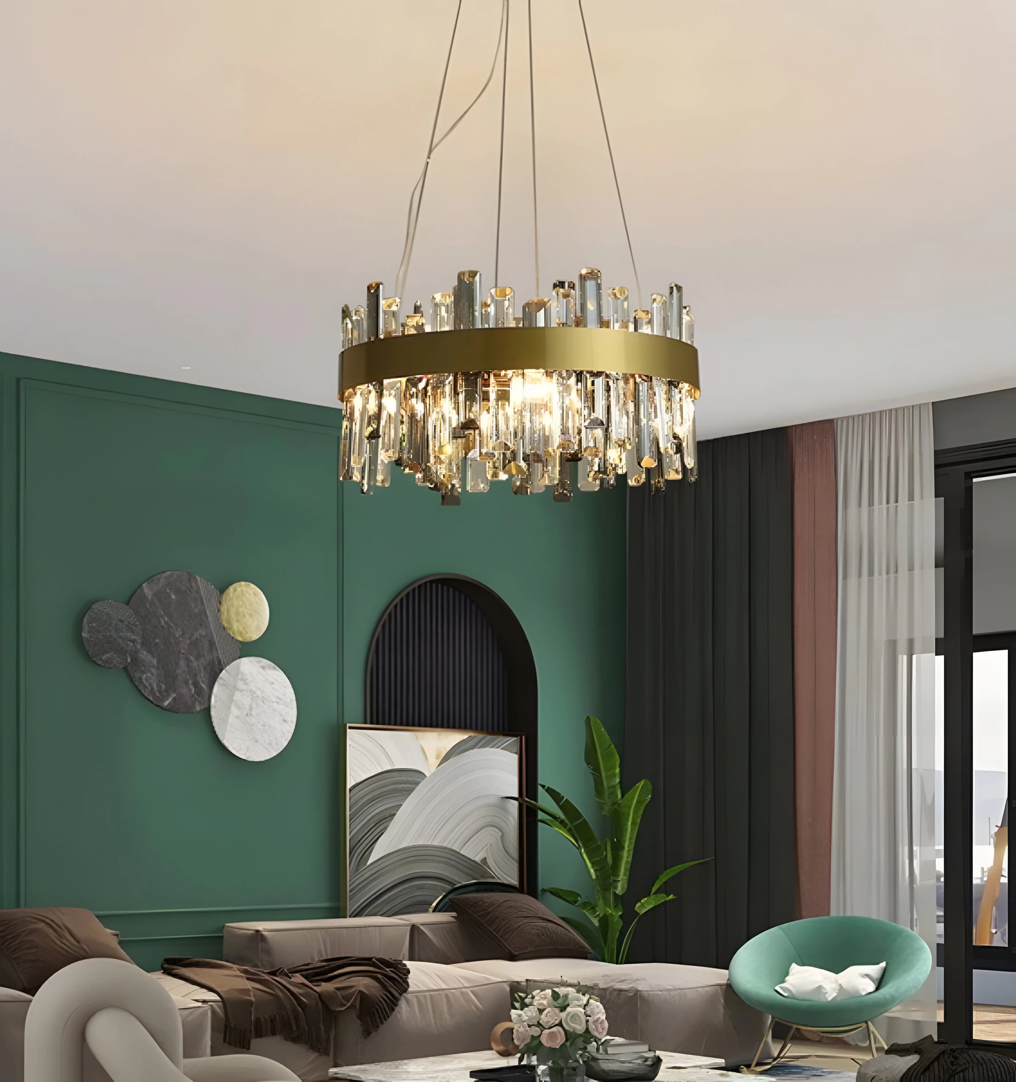 Kate Royal Crystal Chandelier - Auraolight