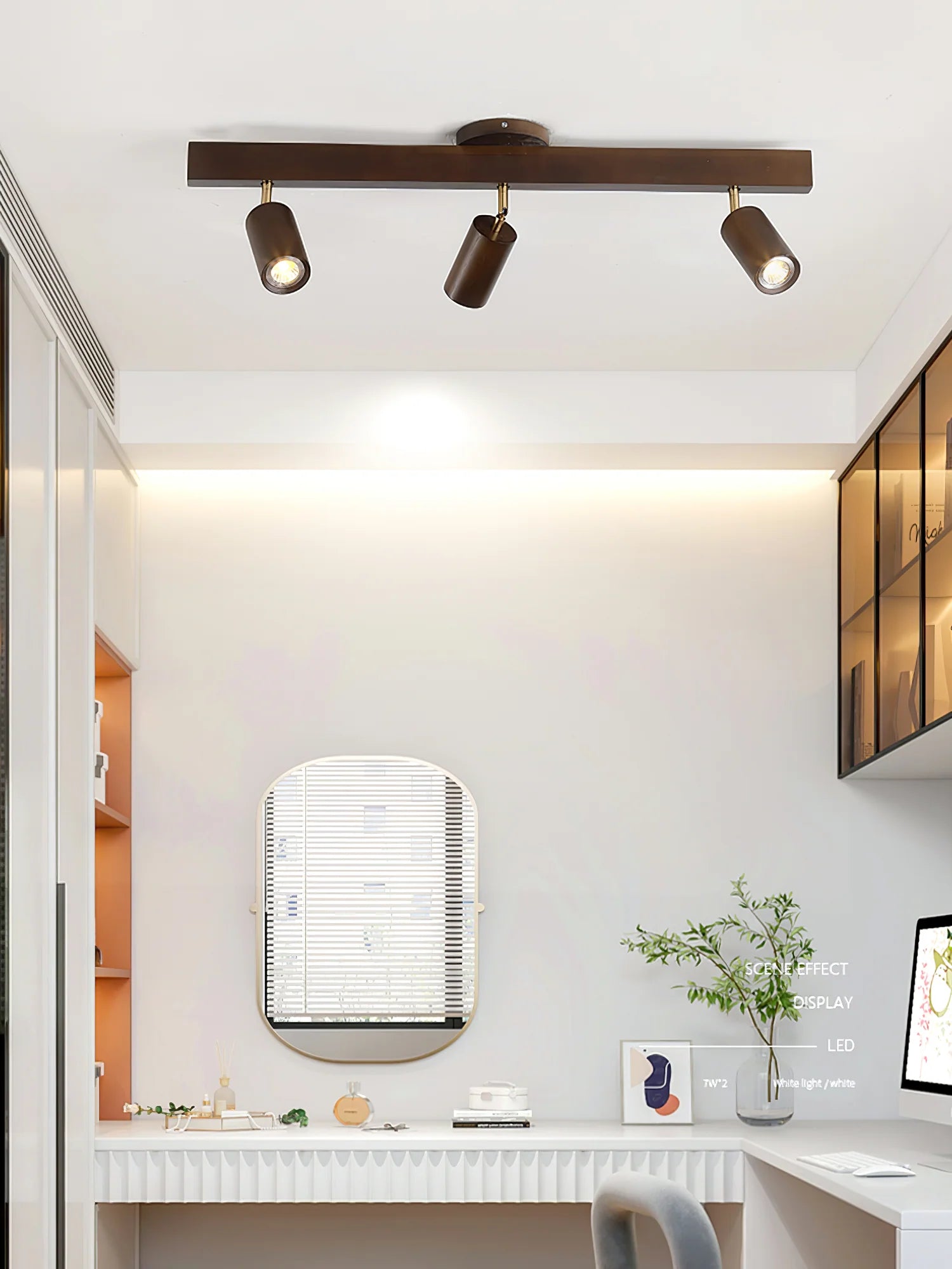 Natural Wood Beam Spotlight Light - Auraolight