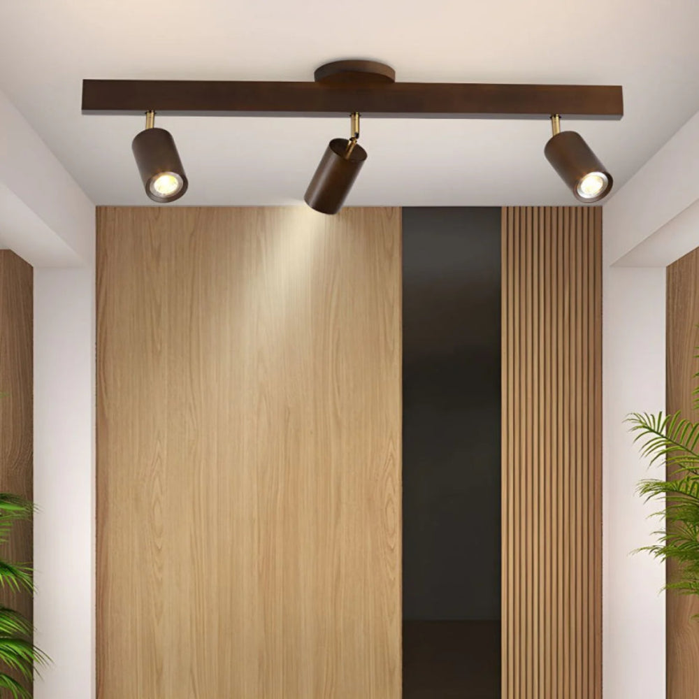 Natural Wood Beam Spotlight Light - Auraolight