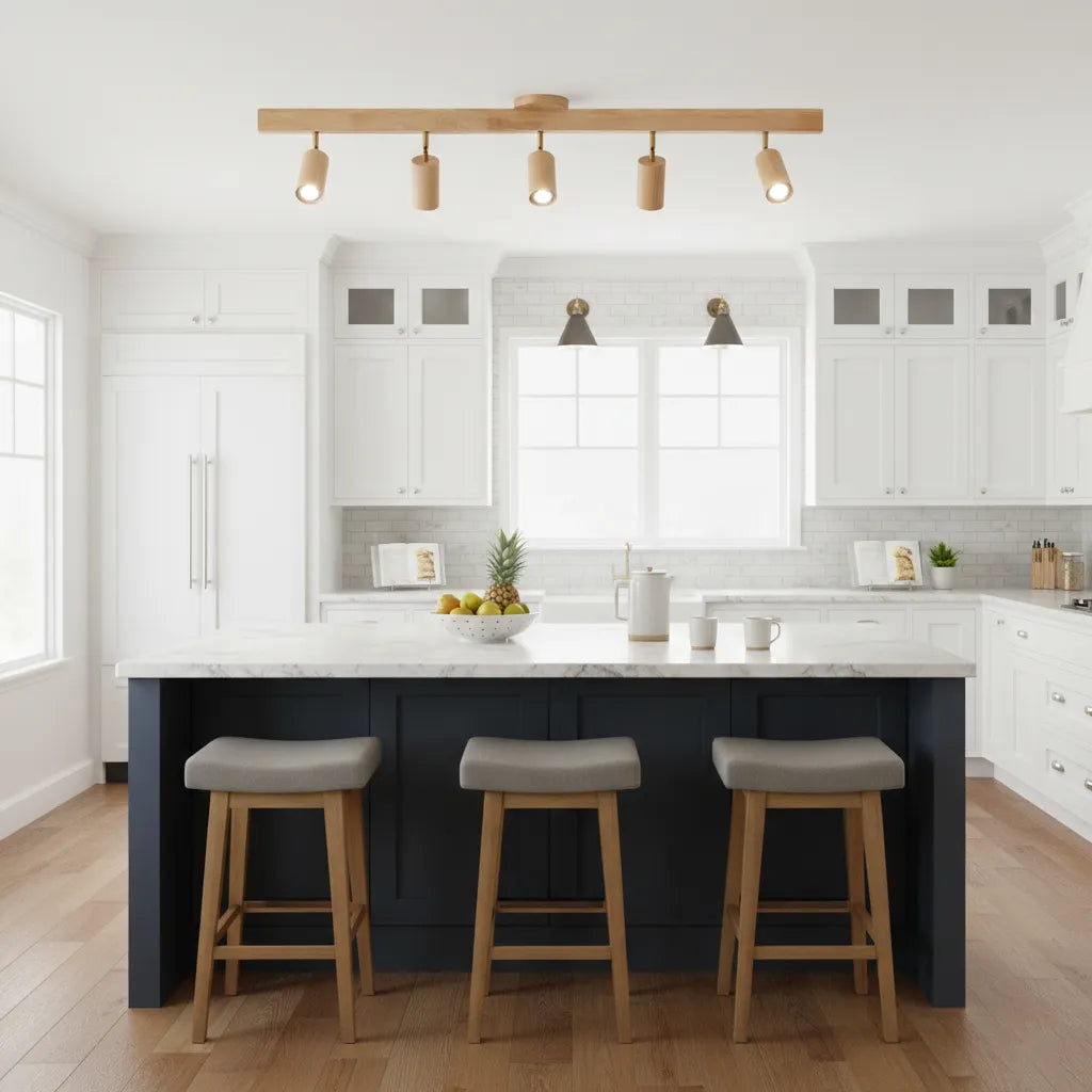 Natural Wood Beam Spotlight Light - Auraolight