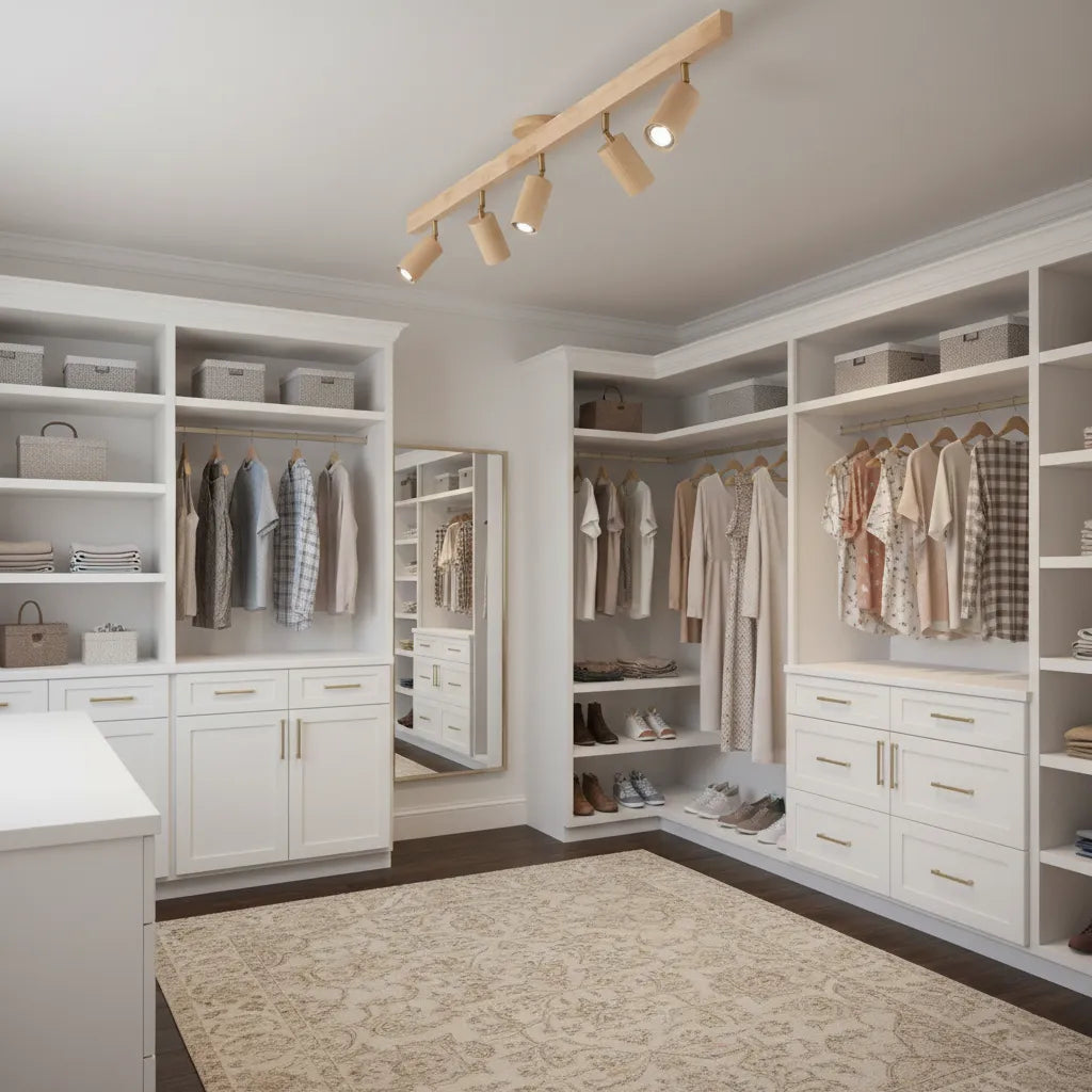 Natural Wood Beam Spotlight Light