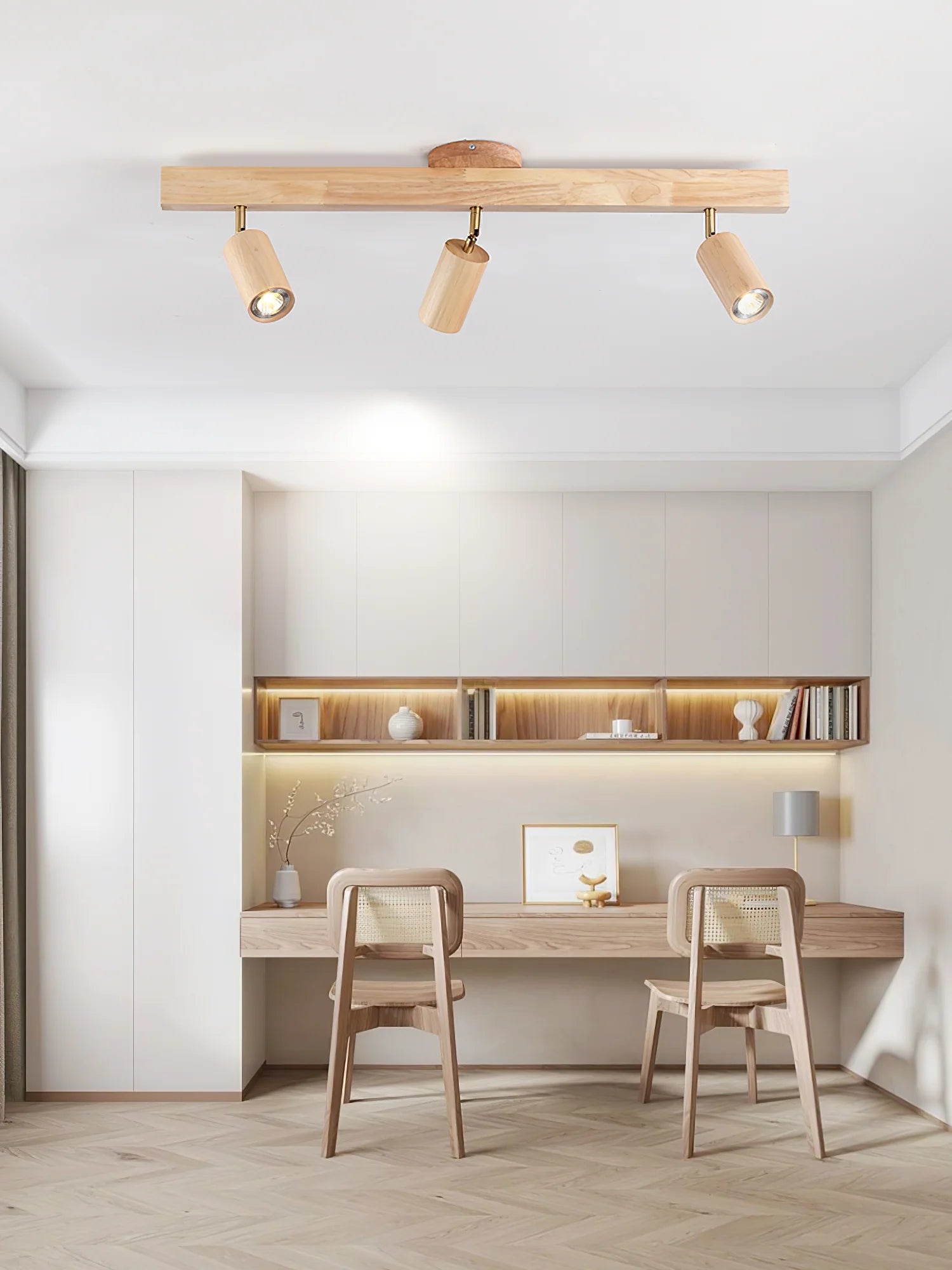 Natural Wood Beam Spotlight Light - Auraolight