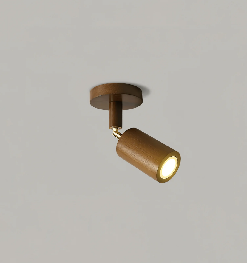 Natural Wood Beam Spotlight Light - Auraolight