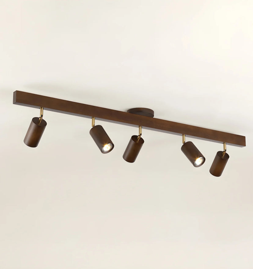 Natural Wood Beam Spotlight Light - Auraolight