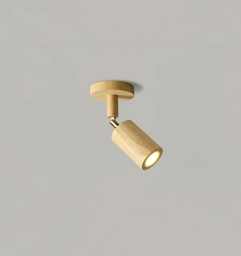 Natural Wood Beam Spotlight Light - Auraolight