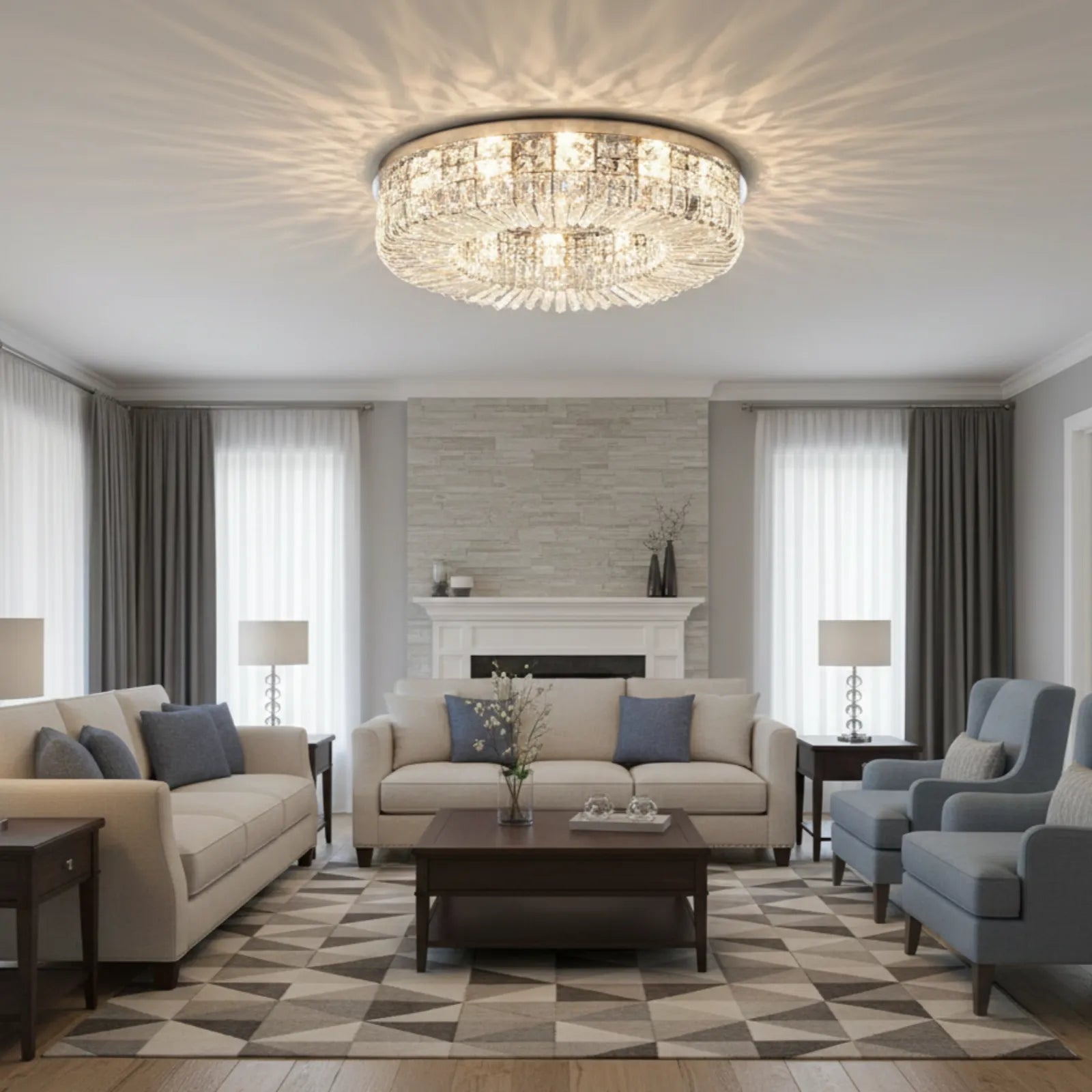 Royal Ring Ceiling Light