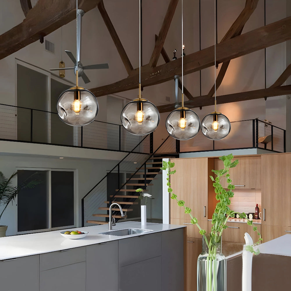 Tulise Bubble Glass Pendant Light - Auraolight