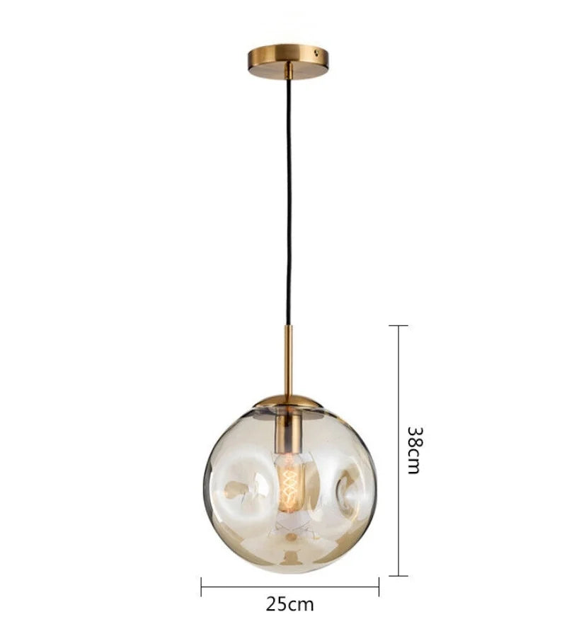 Tulise Bubble Glass Pendant Light - Auraolight