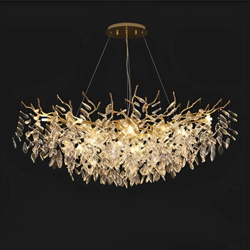 Dewdrop Forest Crystal Chandelier