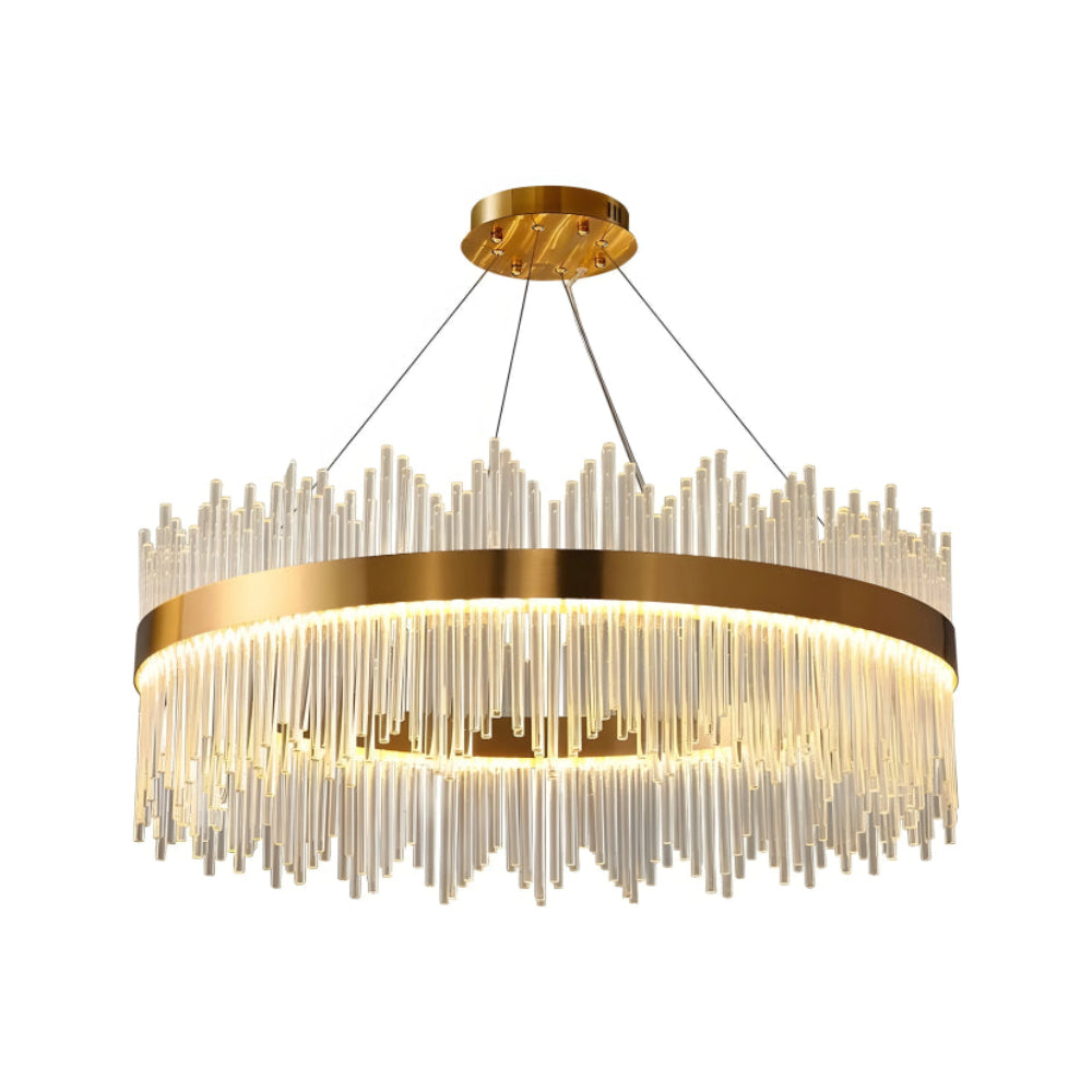Wilmer Crown Crystal Chandelier - Auraolight