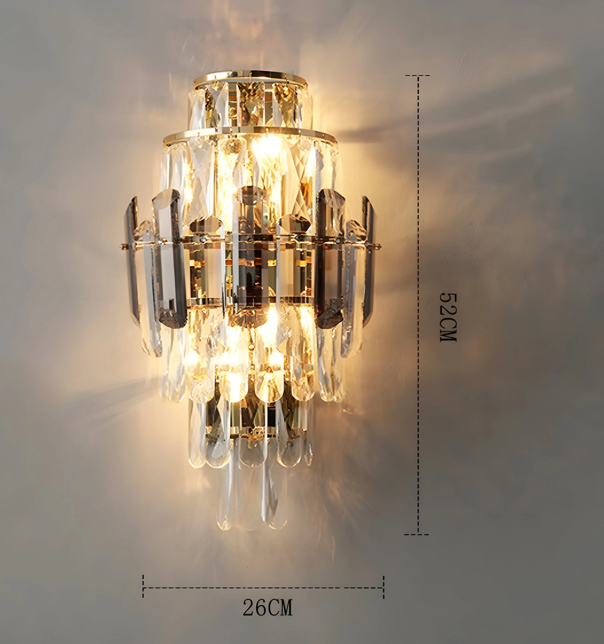 Alicia Crystal Wall Lamp - Auraolight