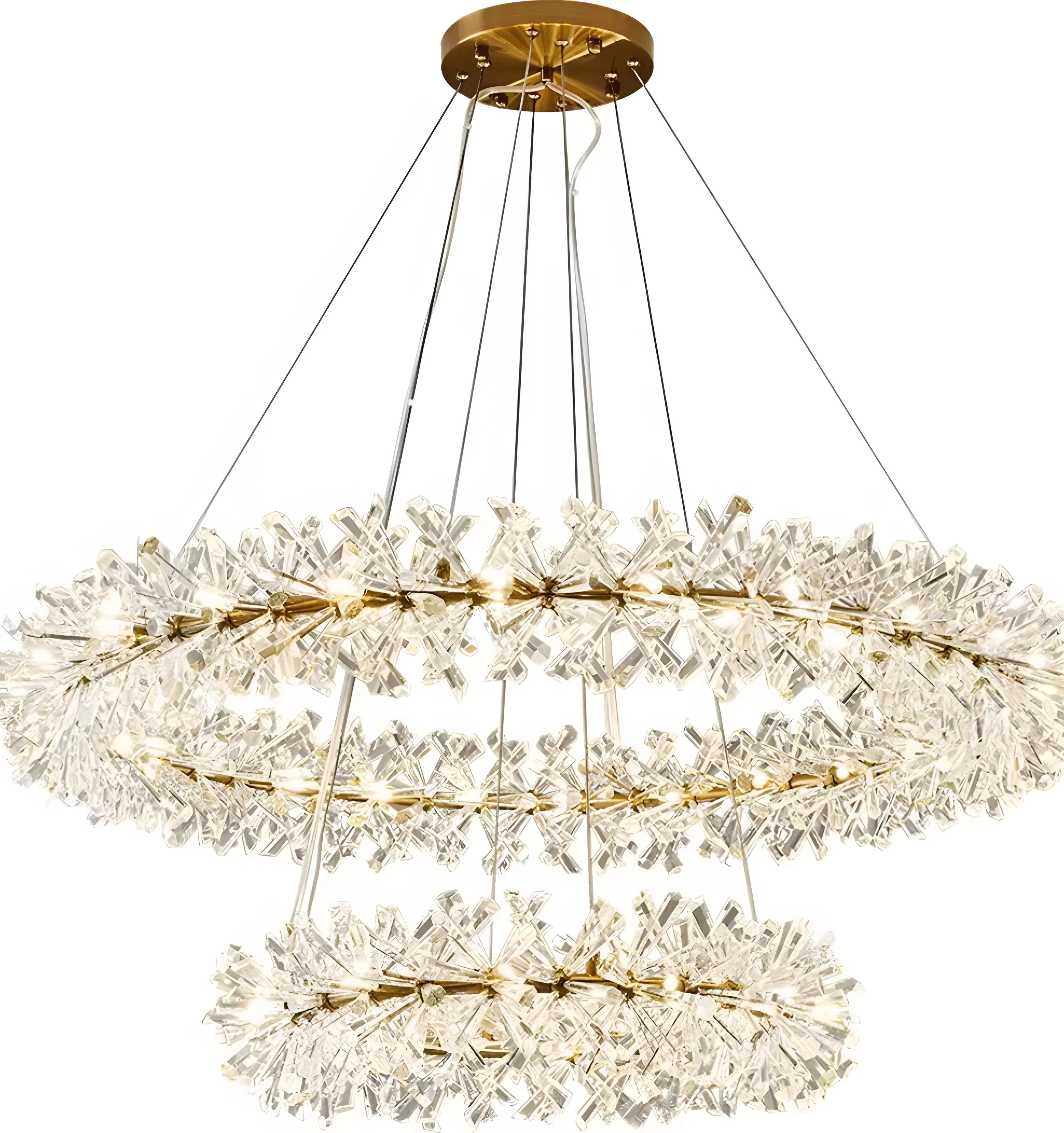 Anna Crystal Chandelier - Auraolight