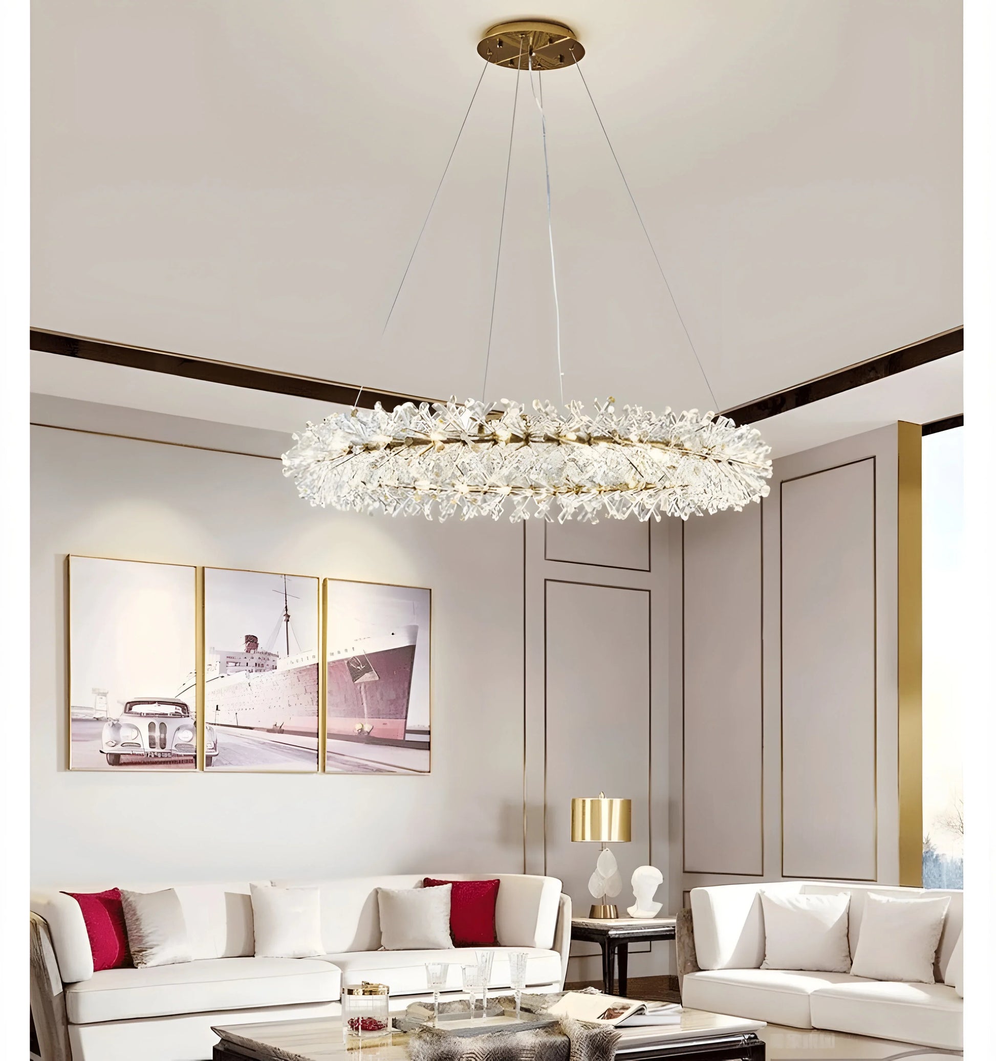 Anna Crystal Chandelier - Auraolight