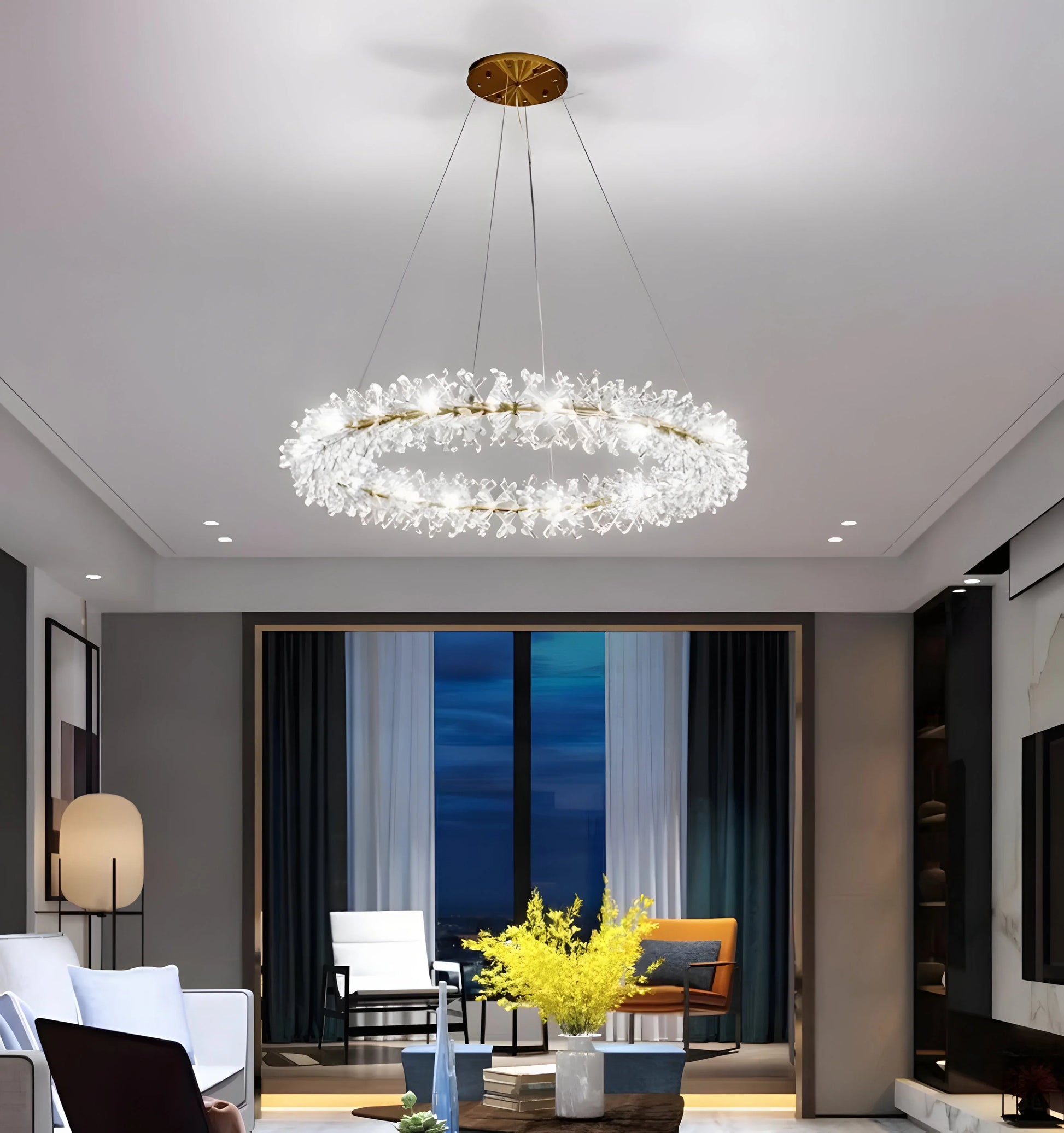 Anna Crystal Chandelier - Auraolight
