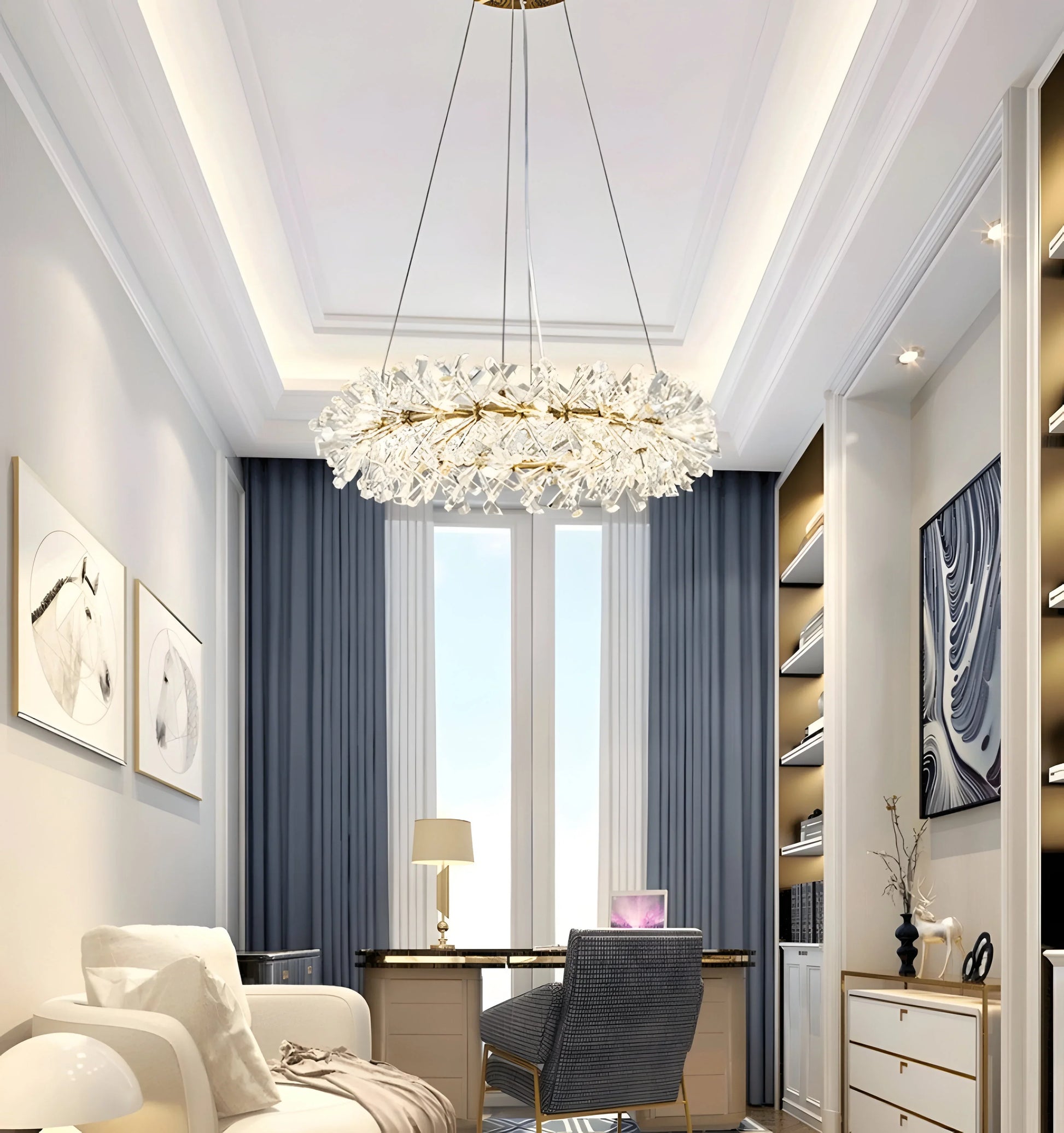 Anna Crystal Chandelier - Auraolight