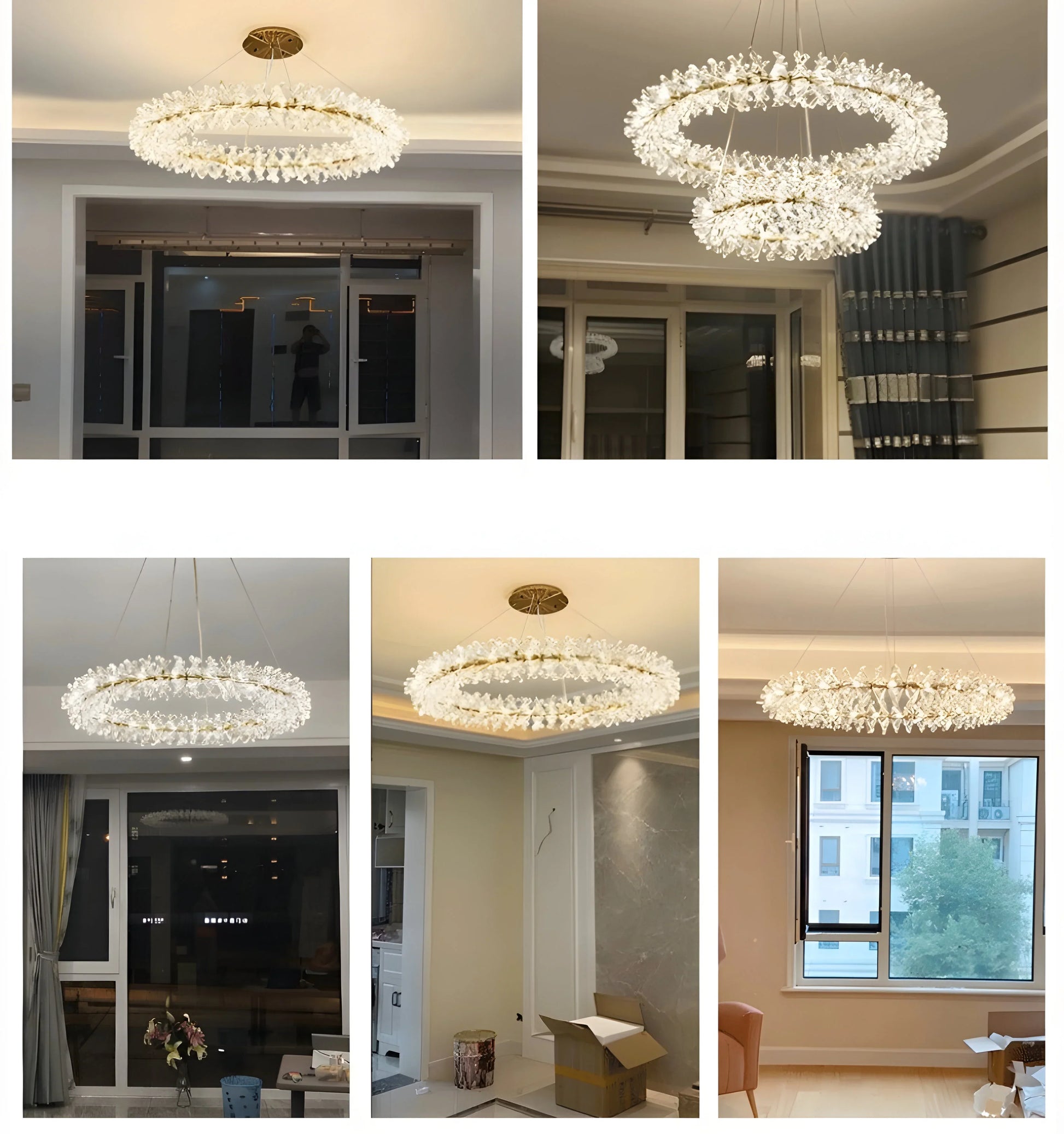 Anna Crystal Chandelier - Auraolight