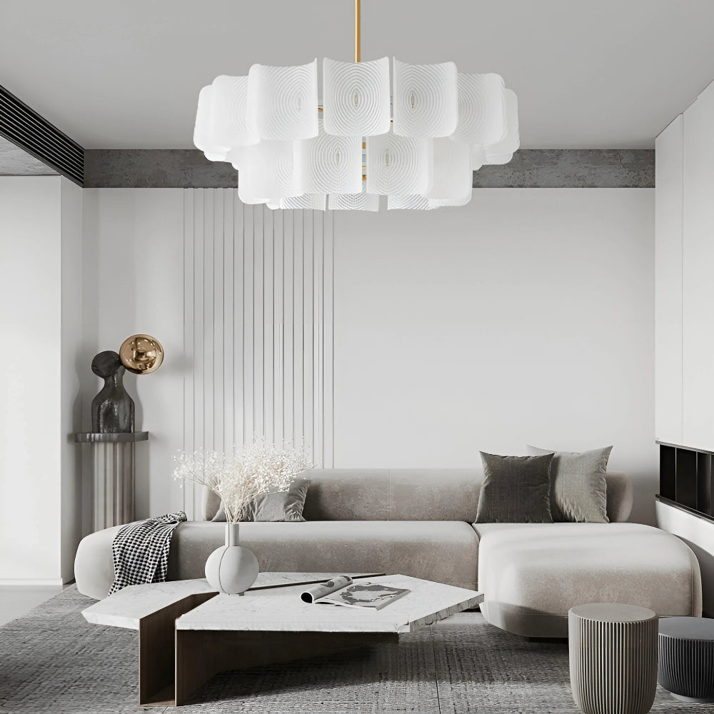 Carlos Ripple Chandelier - Auraolight