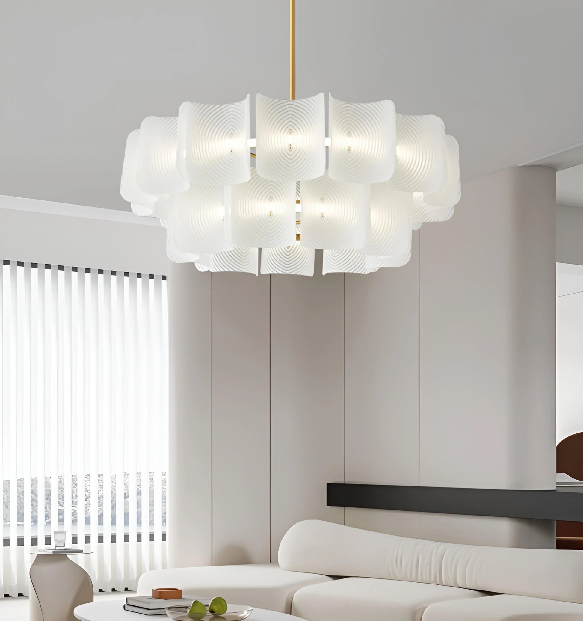 Carlos Ripple Chandelier - Auraolight