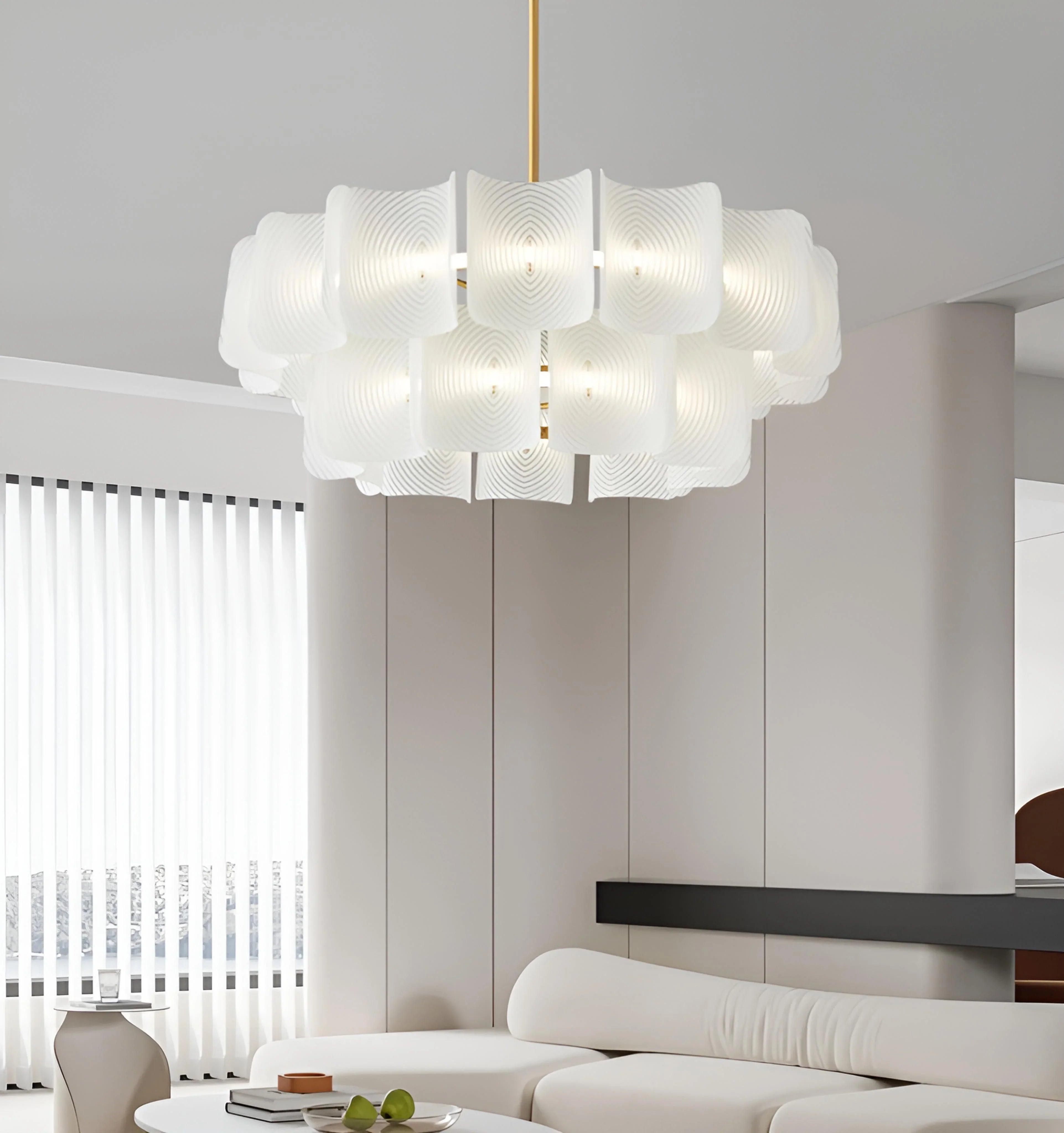 Carlos Ripple Chandelier - Auraolight