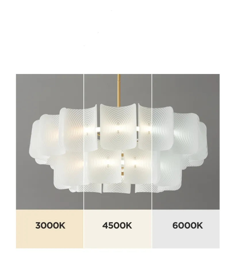 Carlos Ripple Chandelier - Auraolight