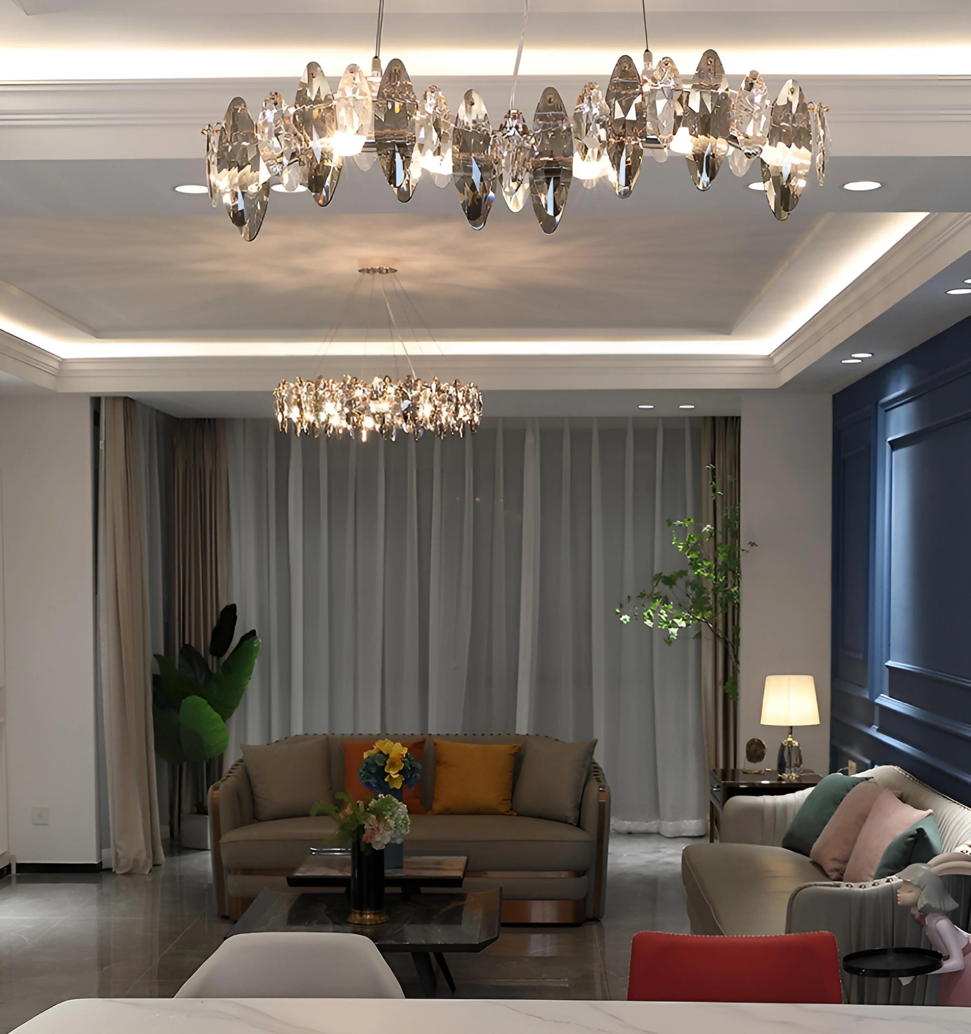 Jonas Crystal Chandelier - Auraolight