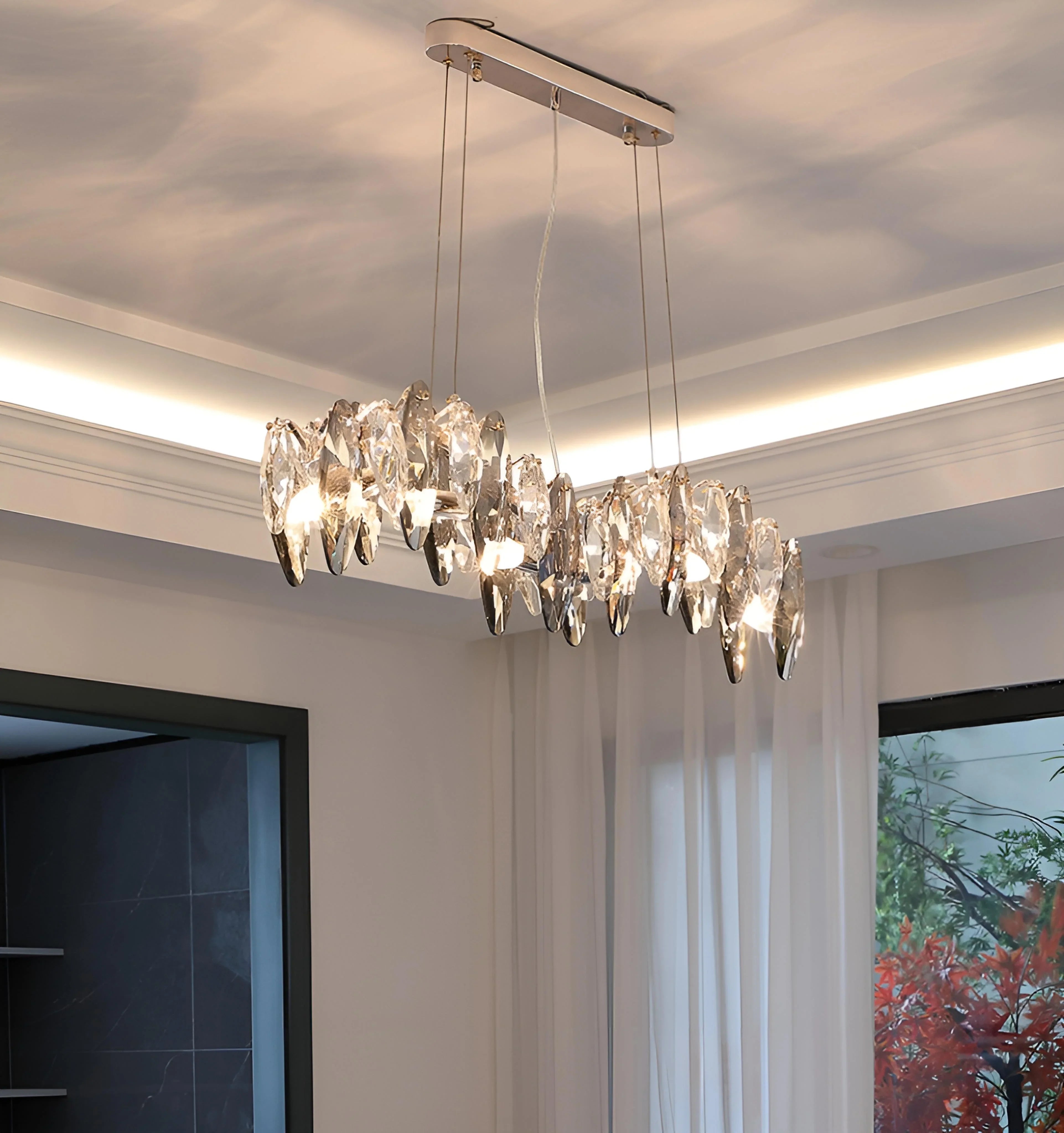 Jonas Crystal Chandelier - Auraolight