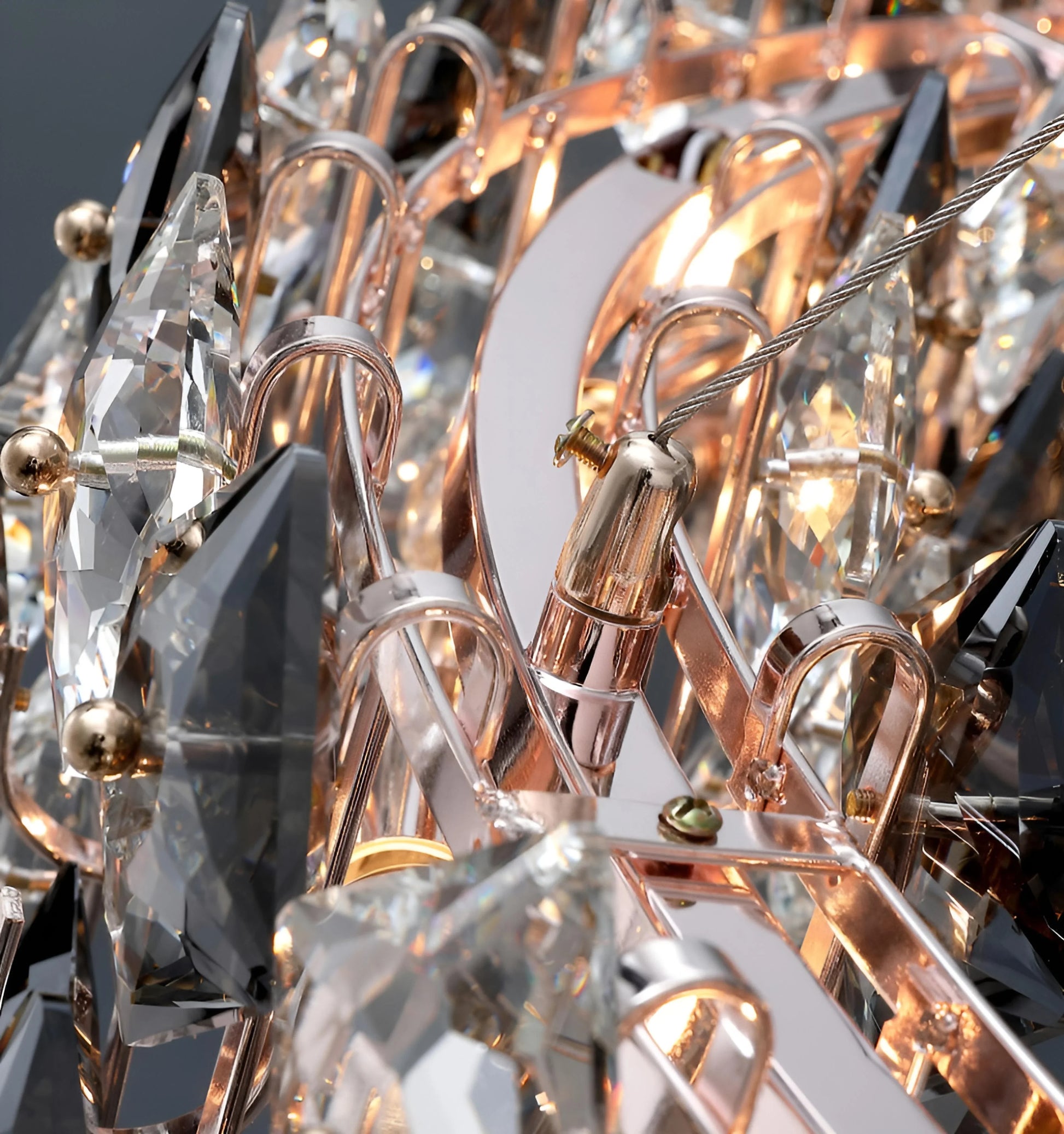 Jonas Scale Crystal Chandelier - Auraolight