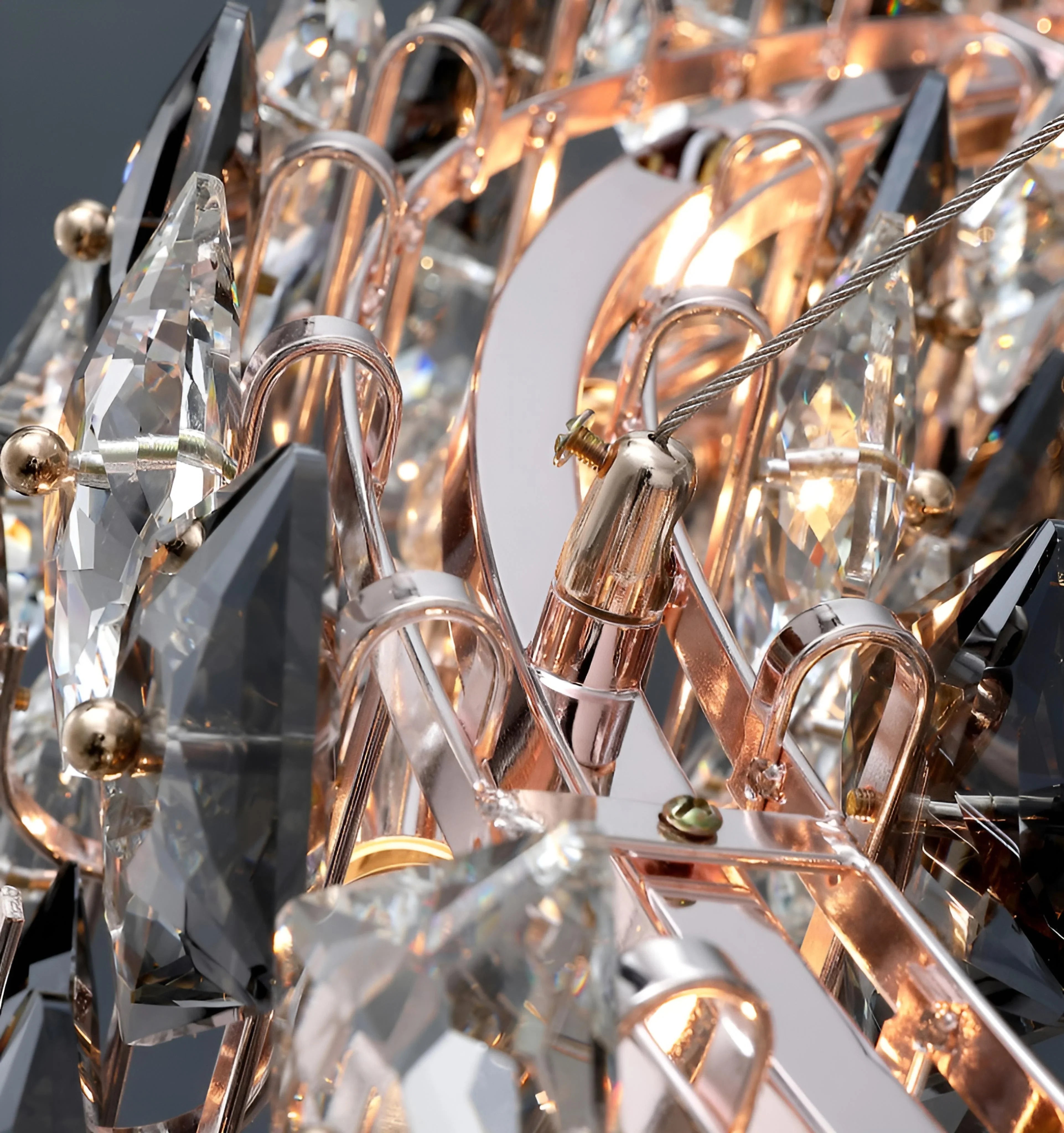 Jonas Scale Crystal Chandelier - Auraolight