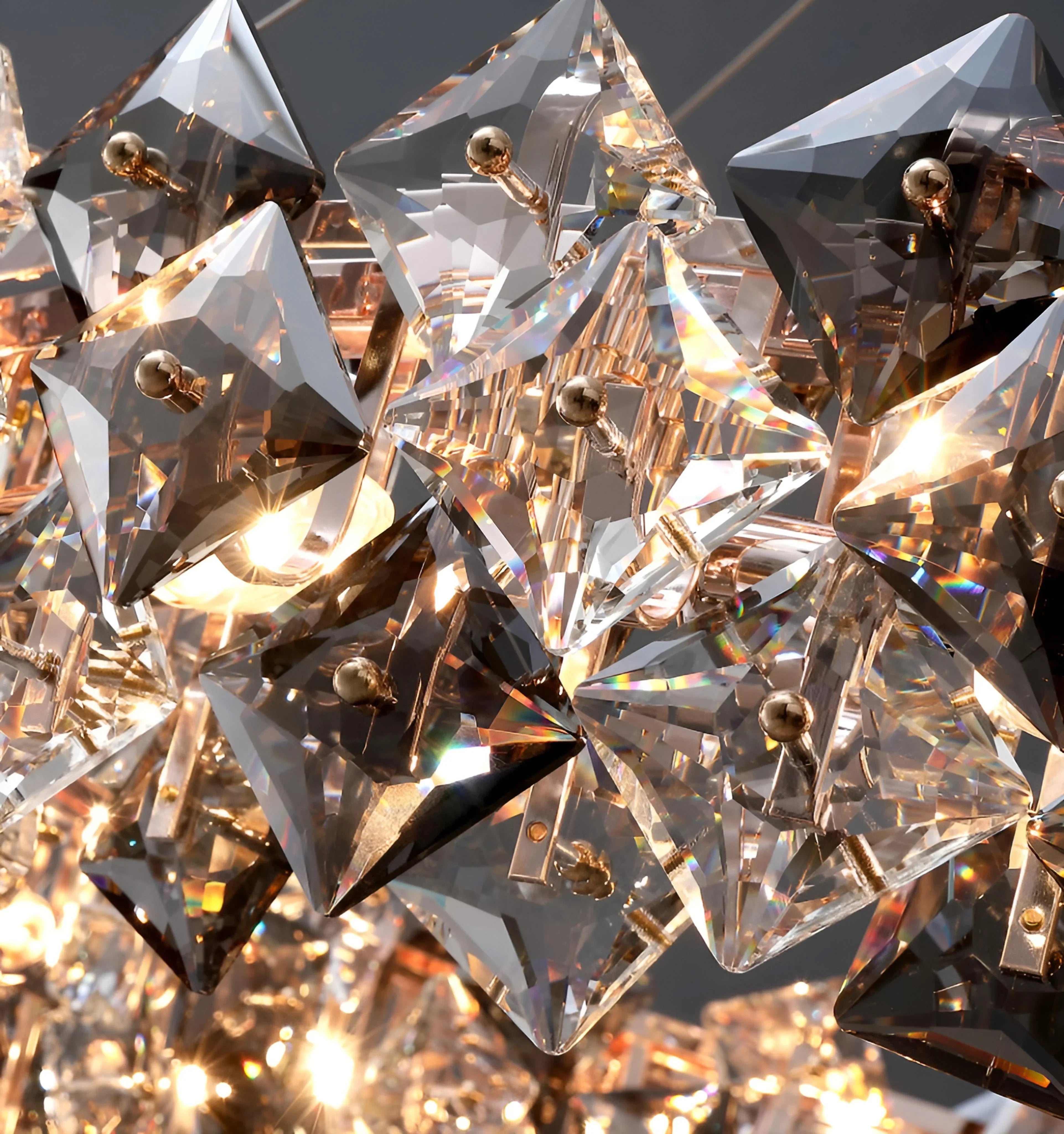 Jonas Scale Crystal Chandelier - Auraolight