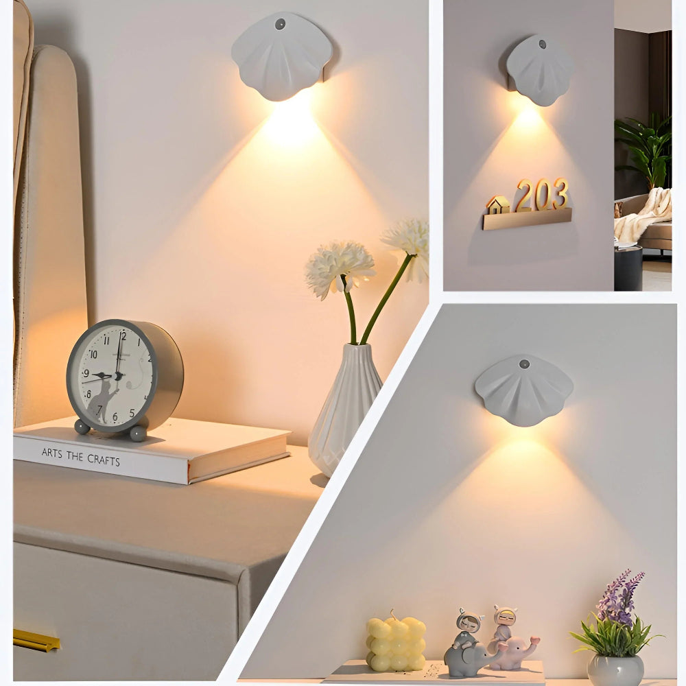 Motion Sensor Seashell Picture Light - Auraolight