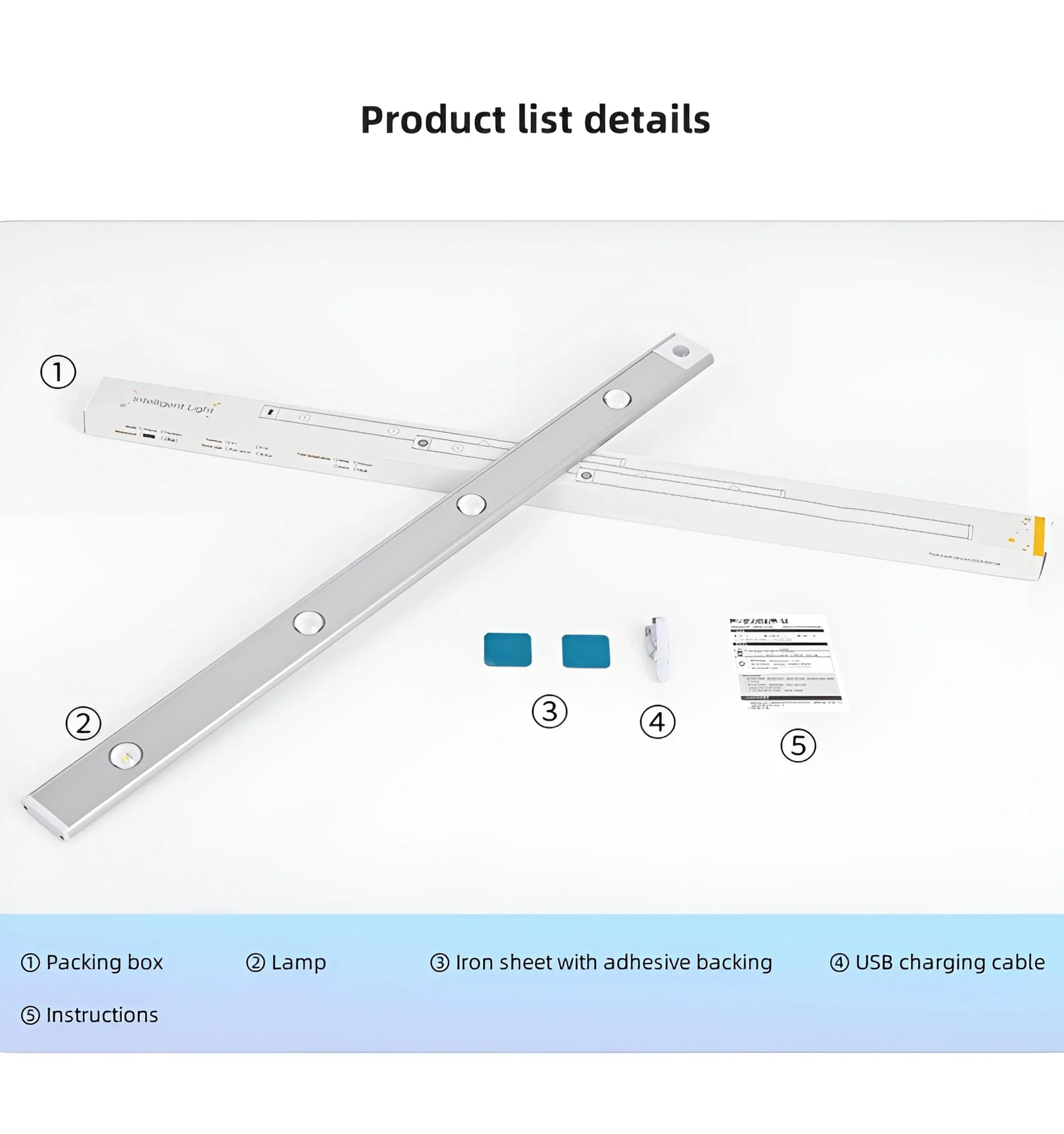 Motion Sensor Slim Cat Eye Light Bar - Auraolight