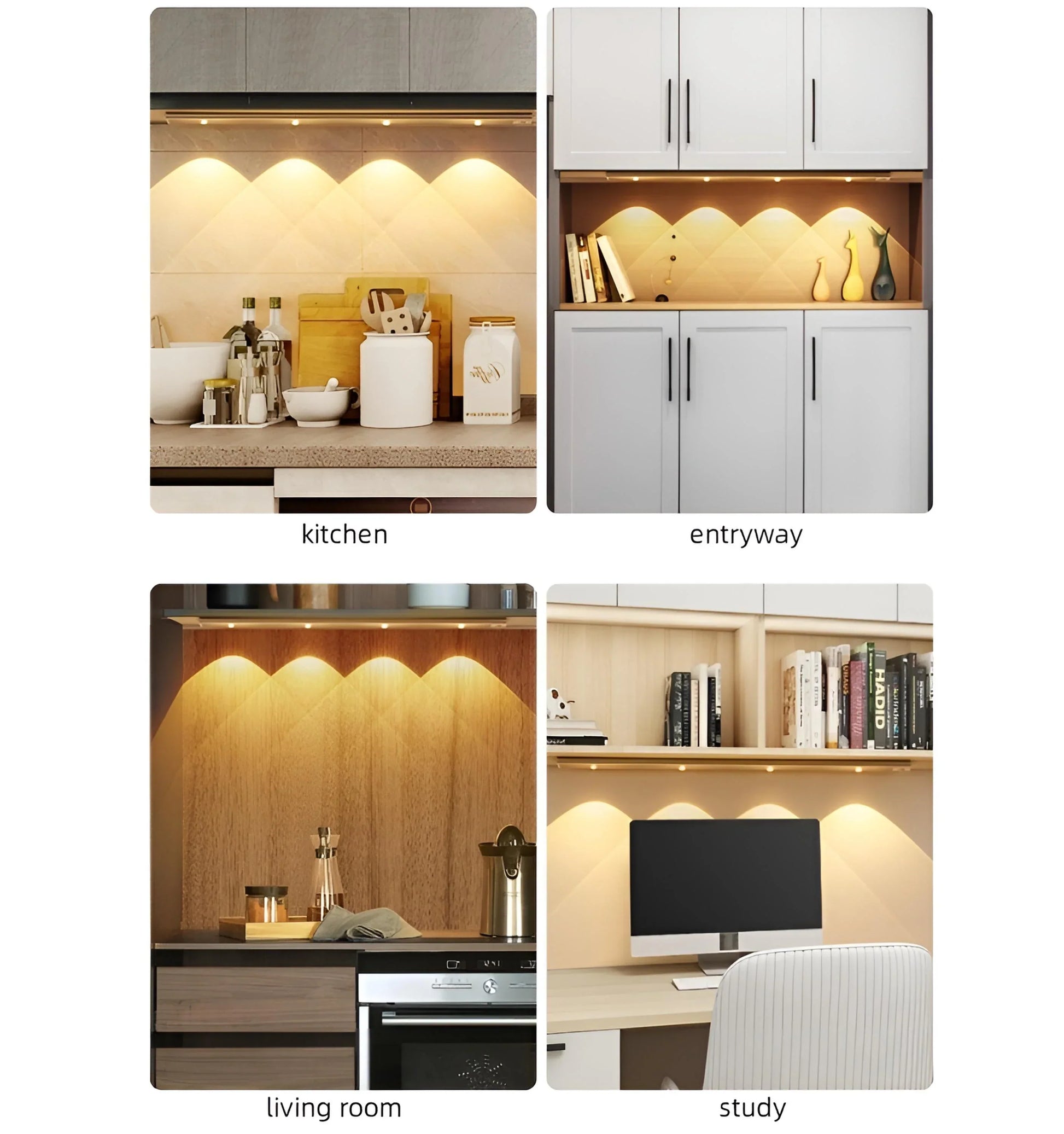 Motion Sensor Slim Cat Eye Light Bar - Auraolight