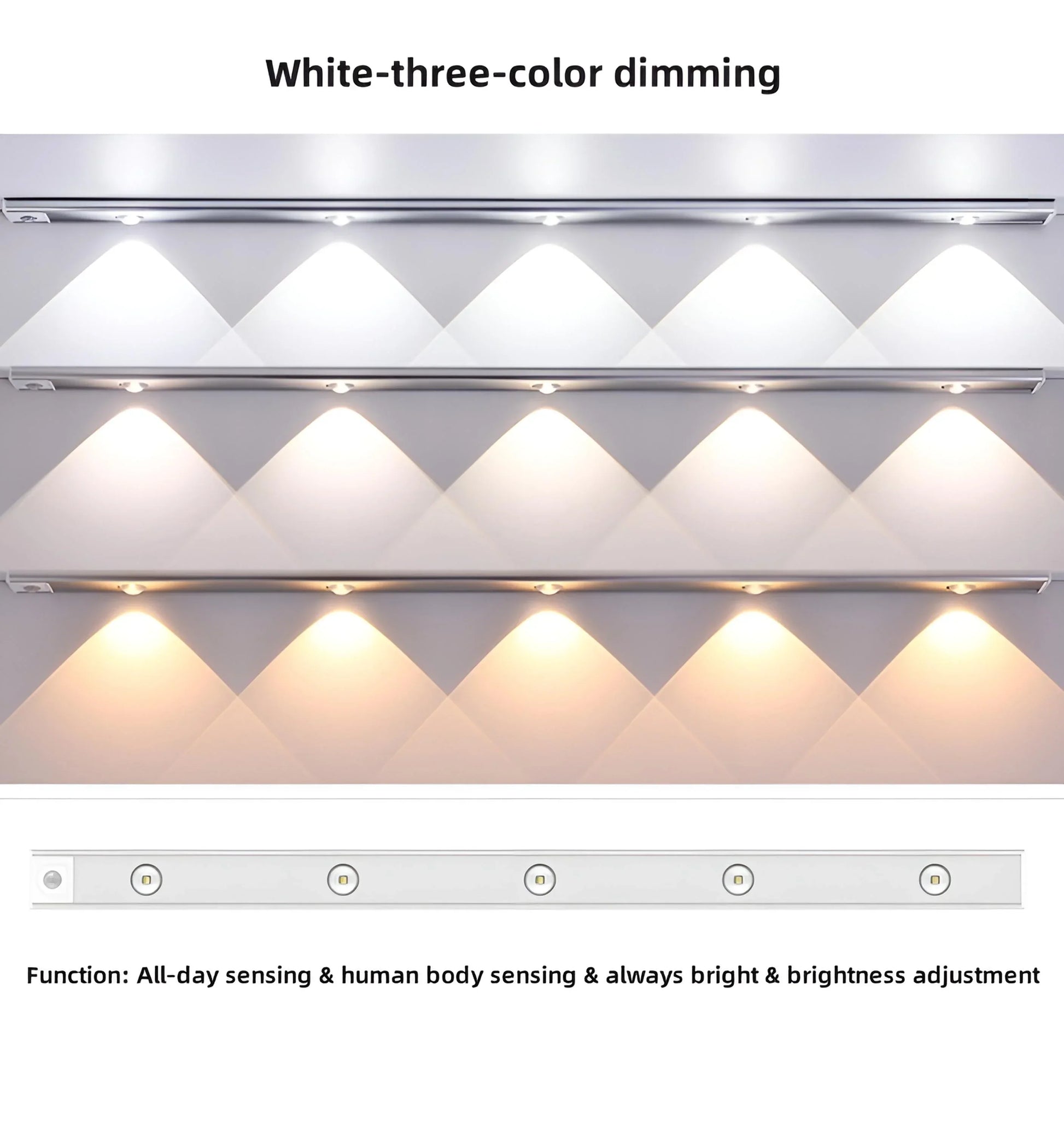 Motion Sensor Slim Cat Eye Light Bar - Auraolight