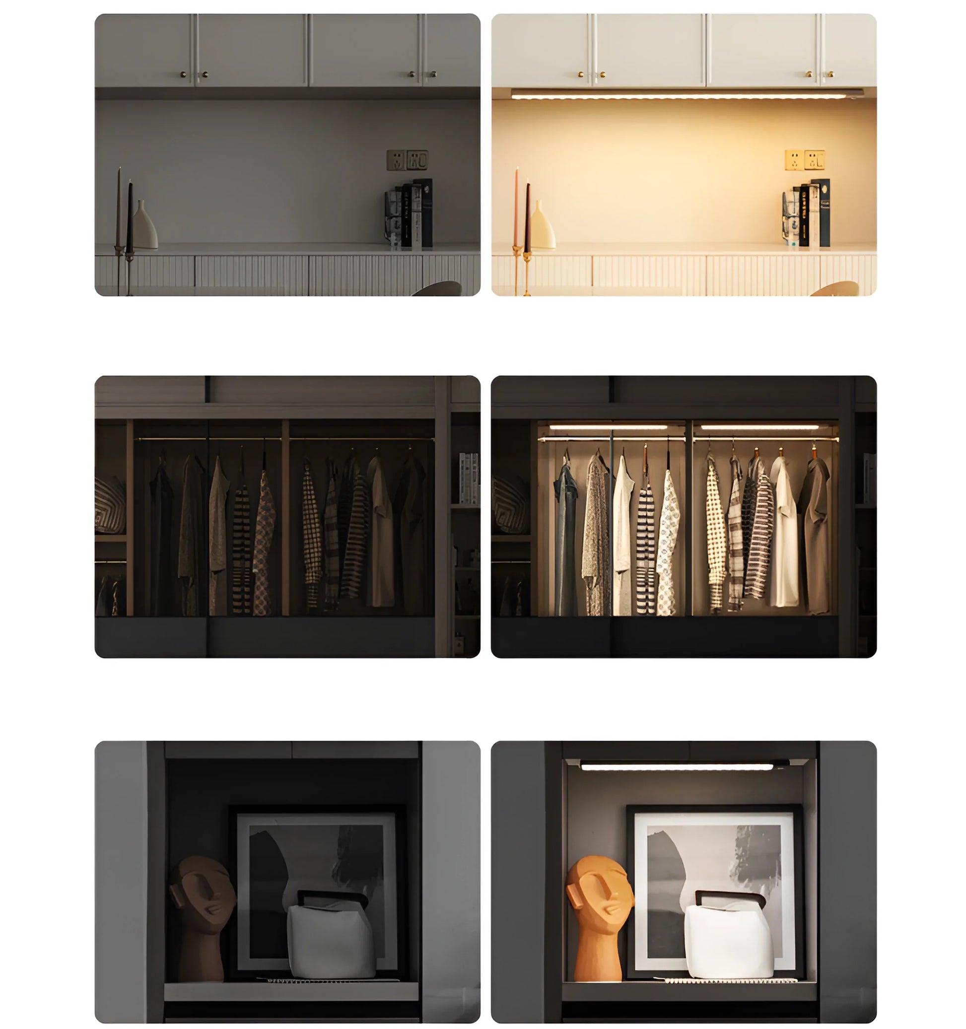 Motion Sensor Slim Light Bar - Auraolight