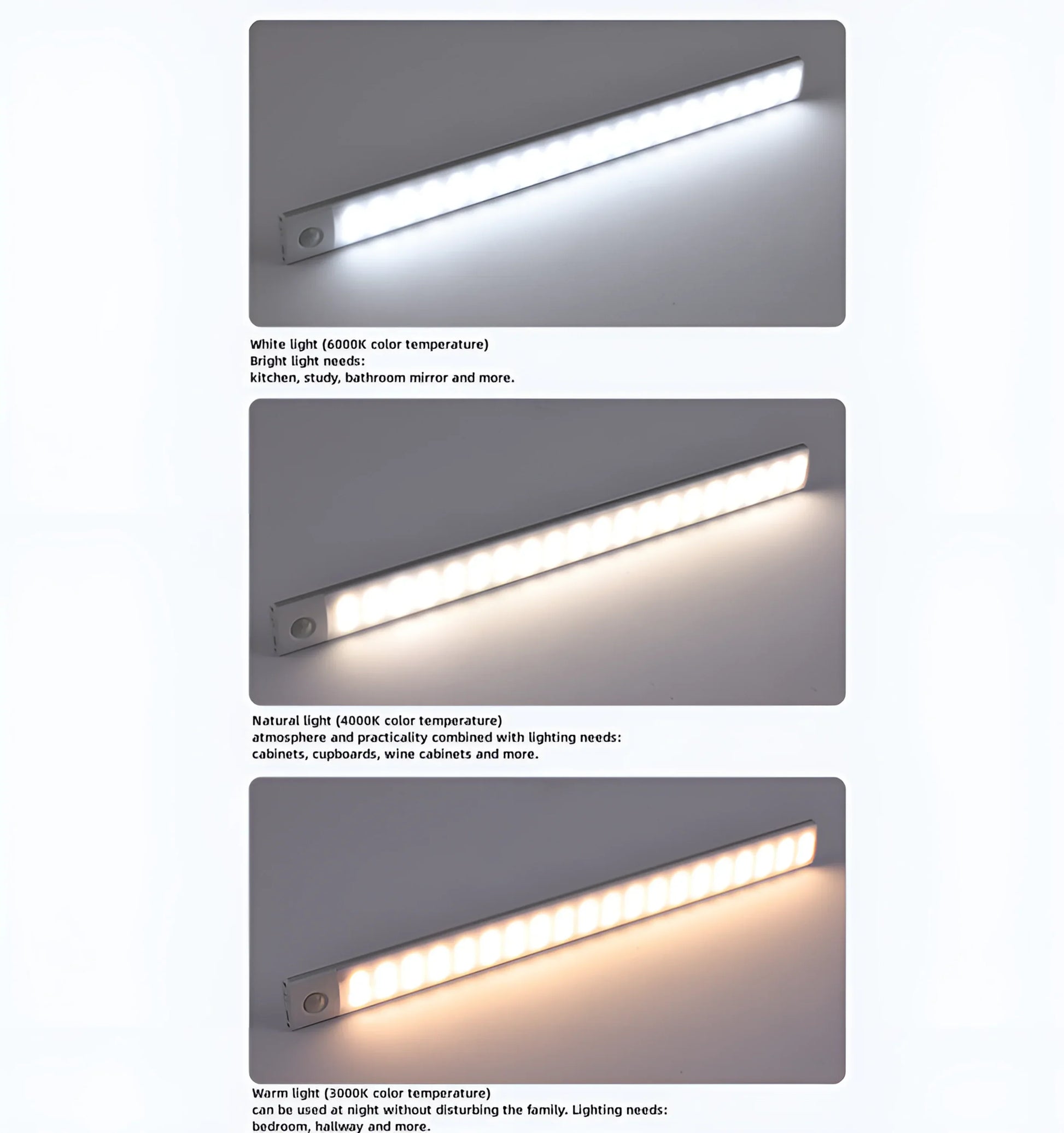 Motion Sensor Slim Light Bar - Auraolight