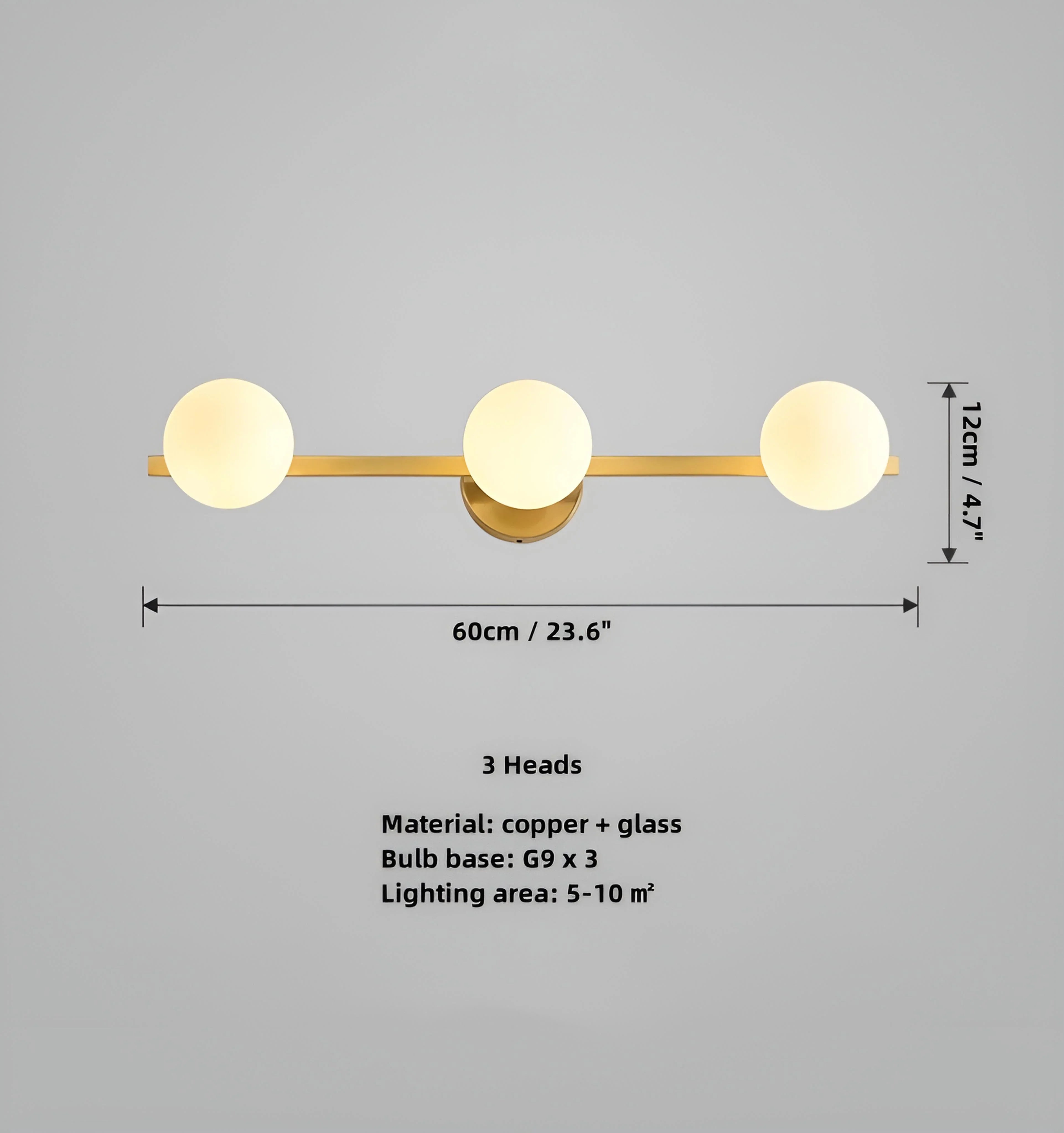 Nordic Bubble Vanity Light - Auraolight